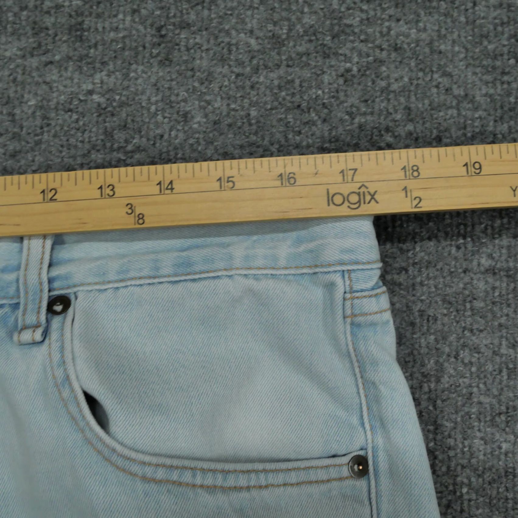 Rag & Bone Rag & Bone Jeans Mens 34 Jeans Cropped Blue Denim Button Fly Fit 2 Slim 34x30 Relaxed Size US 34 / EU 50 - 6 Thumbnail