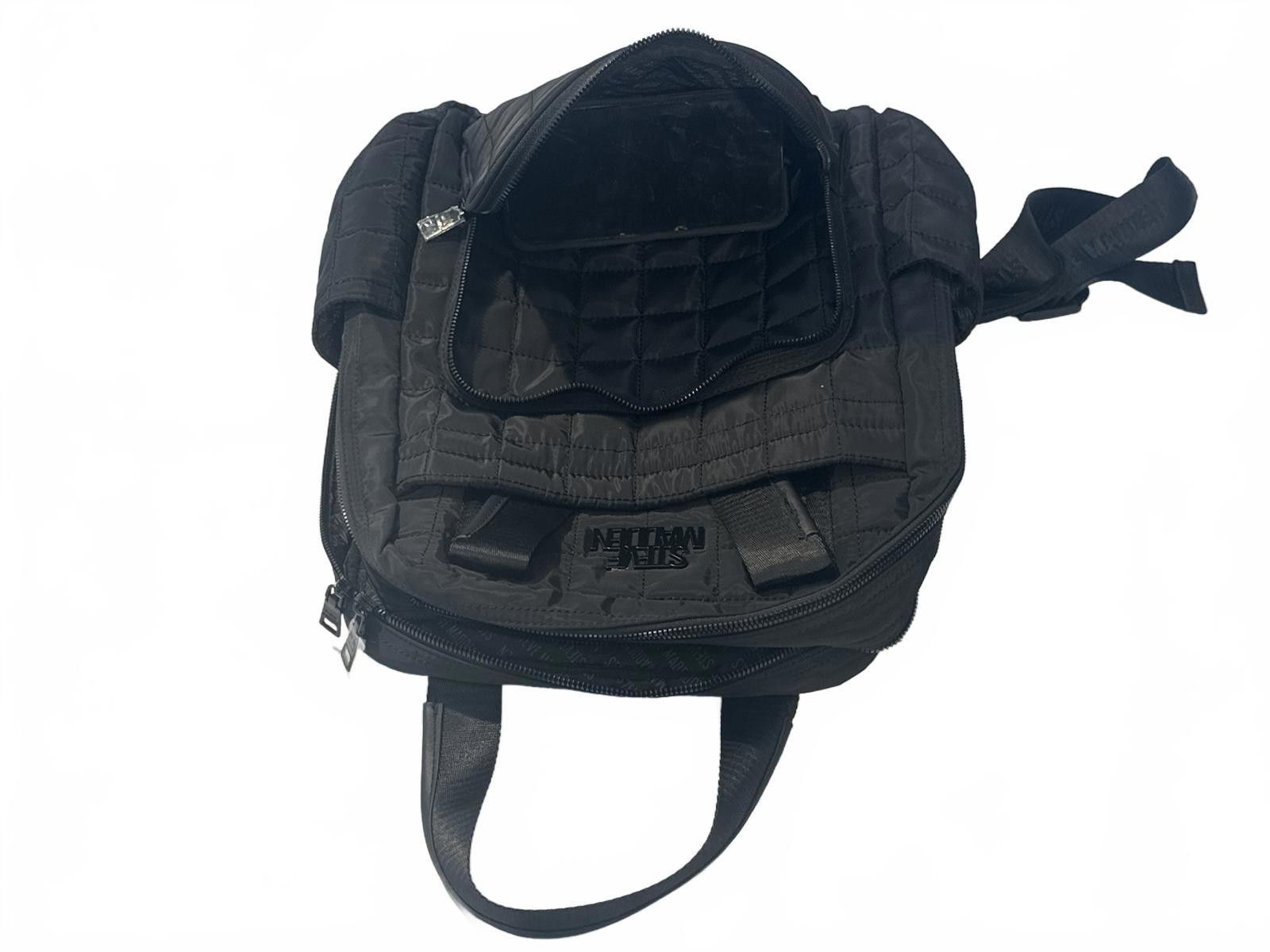 Steve Madden Steve Madden Black Quilted Nylon Backpack Size ONE SIZE - 4 Thumbnail