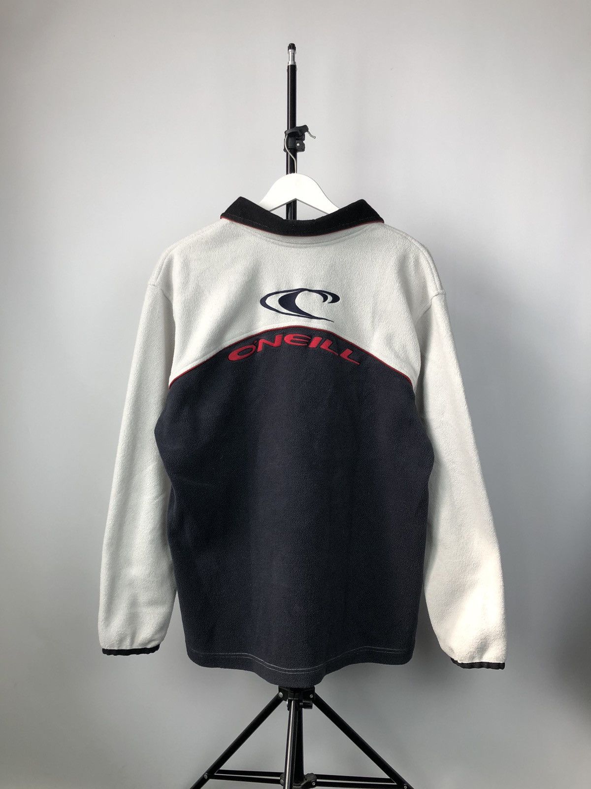 O'Neill × Vintage Oneill Surf Style Y2K Oversized 1/4 Fleece Sweatshirt Size US L / EU 52-54 / 3 - 1 Thumbnail
