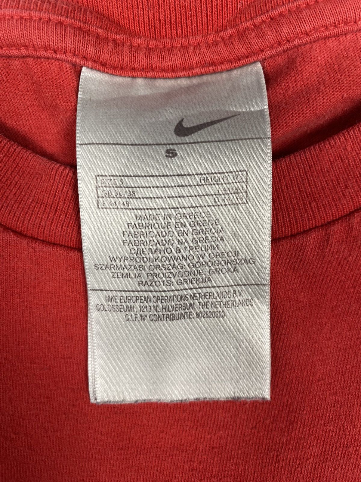 Nike × Vintage Vintage Nike Just Do It y2k EuroLimoges 2005 Tee T Shirt Size US S / EU 44-46 / 1 - 10 Thumbnail
