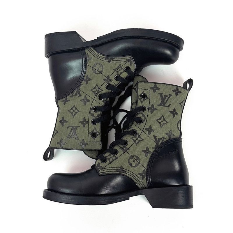 Louis Vuitton Louis Vuitton Metropolis Short Martin Boots for Women Size US 8 / IT 38 - 3 Thumbnail