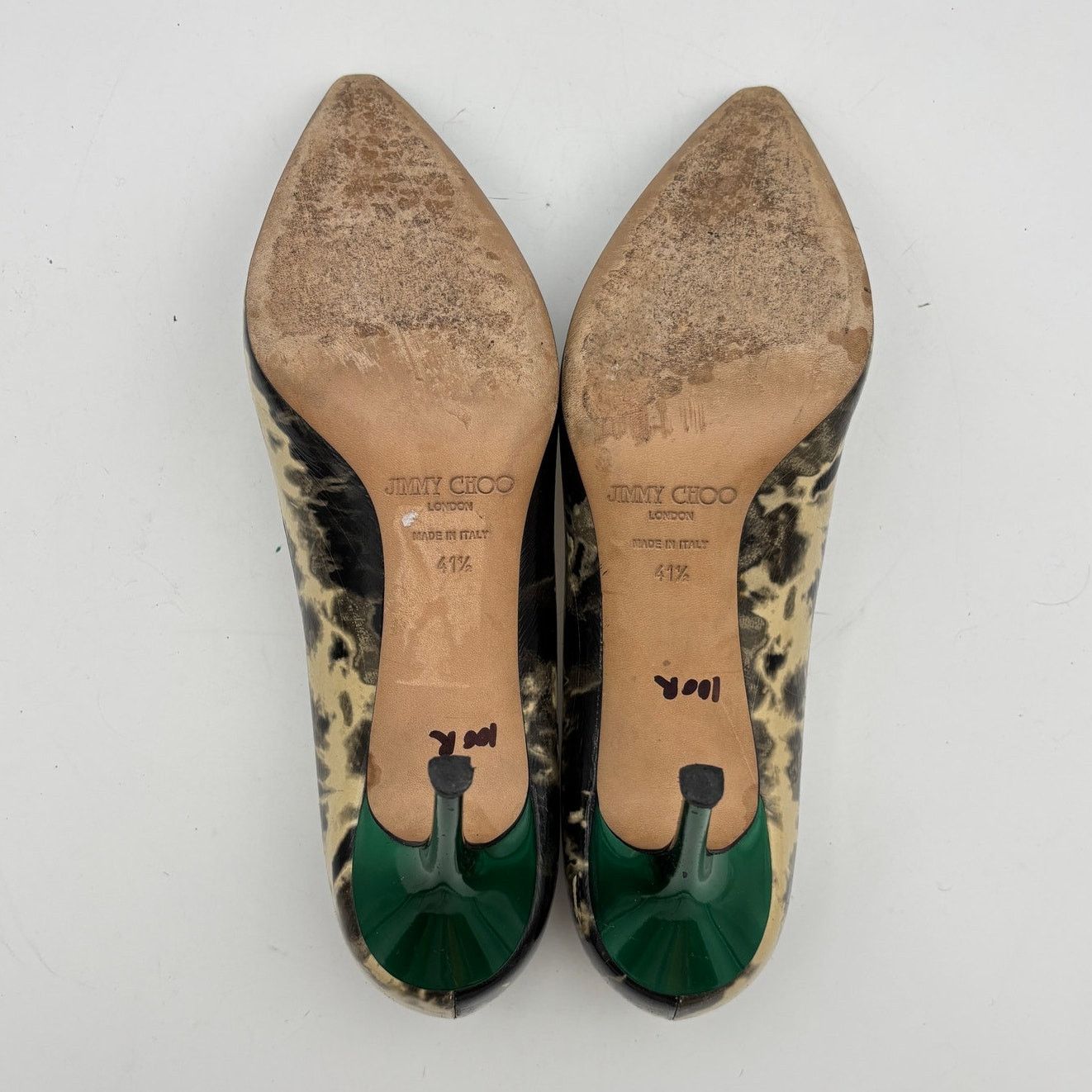 Jimmy Choo Jimmy Choo Romy 85 Patent Leather Heels Pumps Women's 41.5 Size US 11.5 / IT 41.5 - 8 Thumbnail