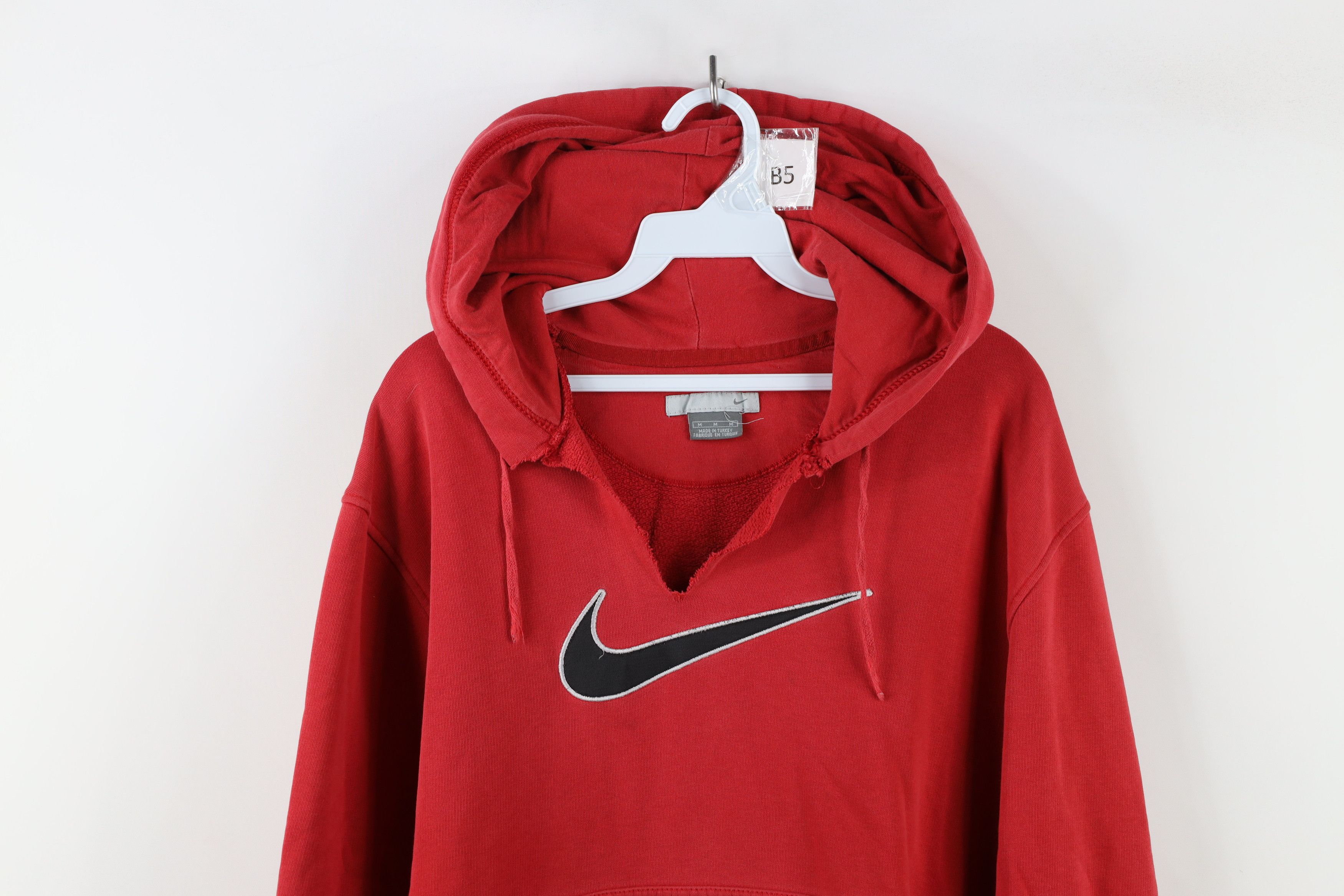 Nike × Vintage Vintage 90s Y2K Nike Scott Center Swoosh Hoodie Sweatshirt Size US M / EU 48-50 / 2 - 2 Thumbnail