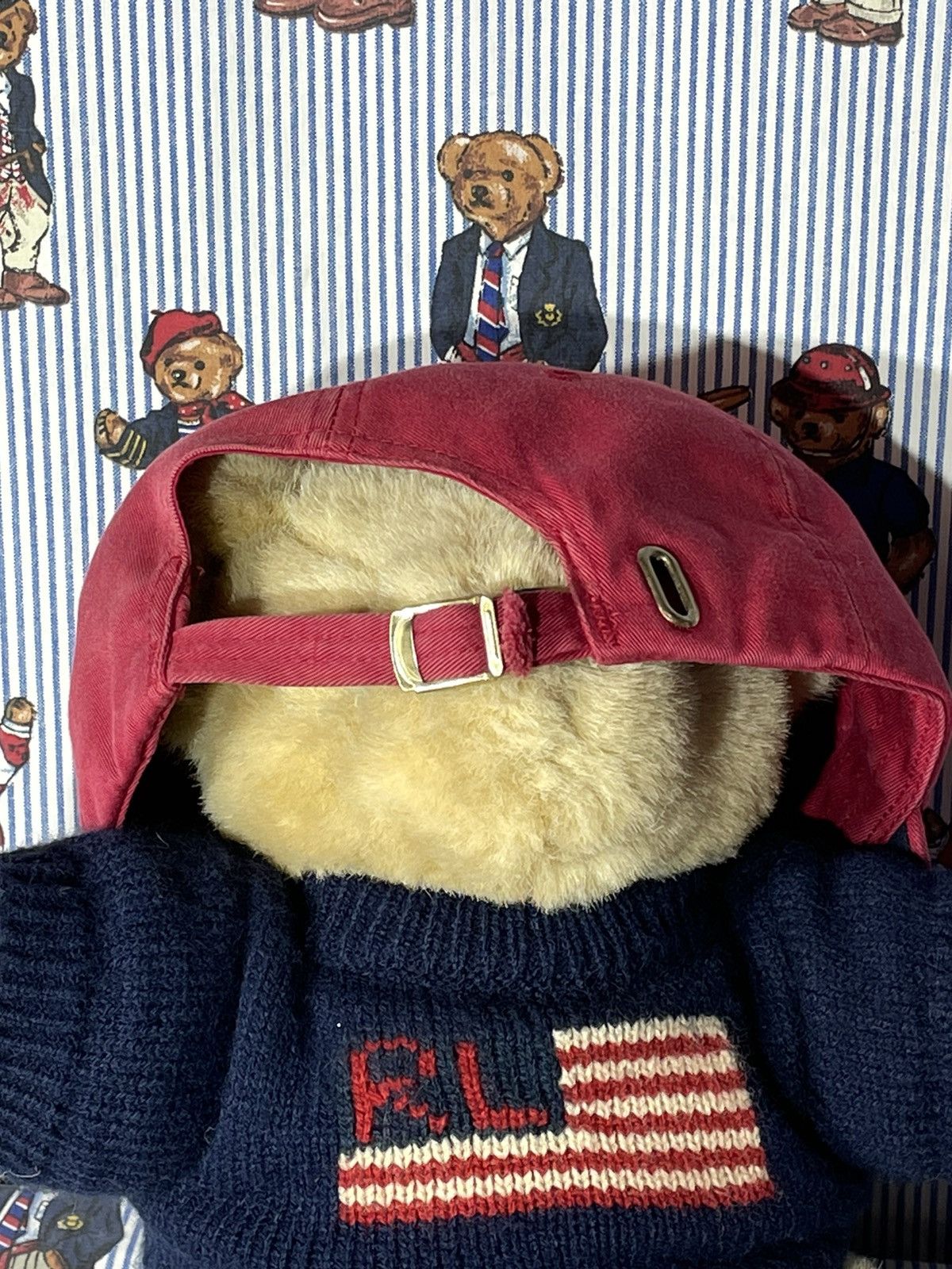 Polo Ralph Lauren × RRL Ralph Lauren × Ralph Lauren Cap Polo Sport Spell Out OG Vintage 1992 Size ONE SIZE - 4 Thumbnail
