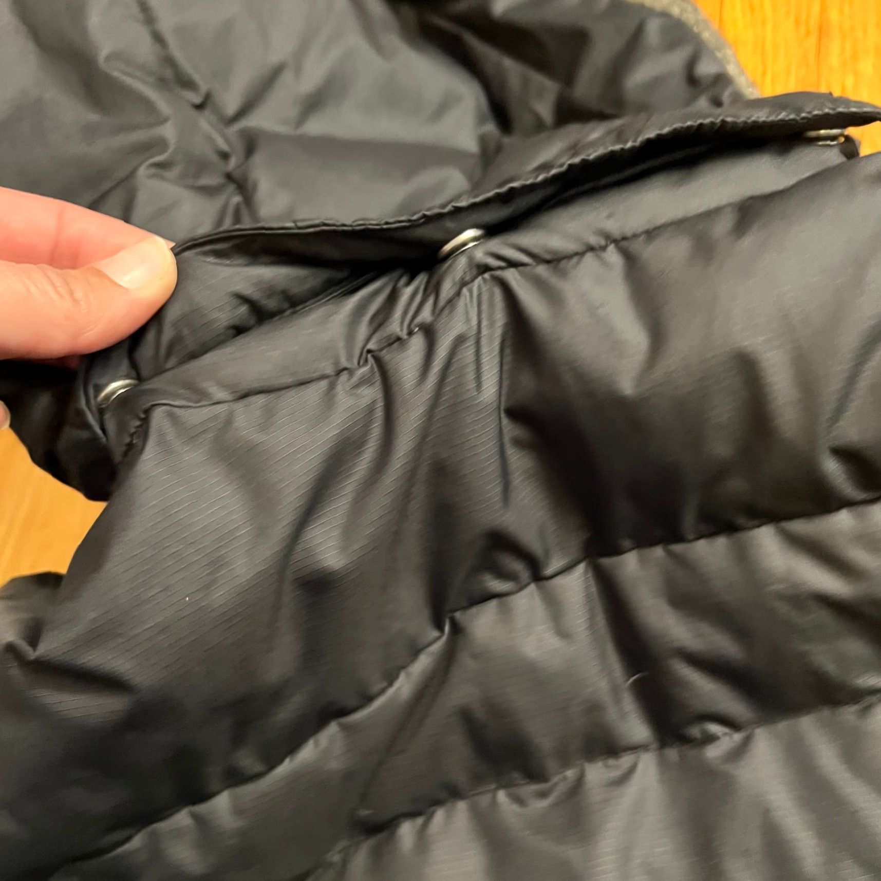 Vintage Columbia Puffer Jacket Womens Medium Black Hooded Long Down Coat Size M / US 6-8 / IT 42-44 - 5 Thumbnail