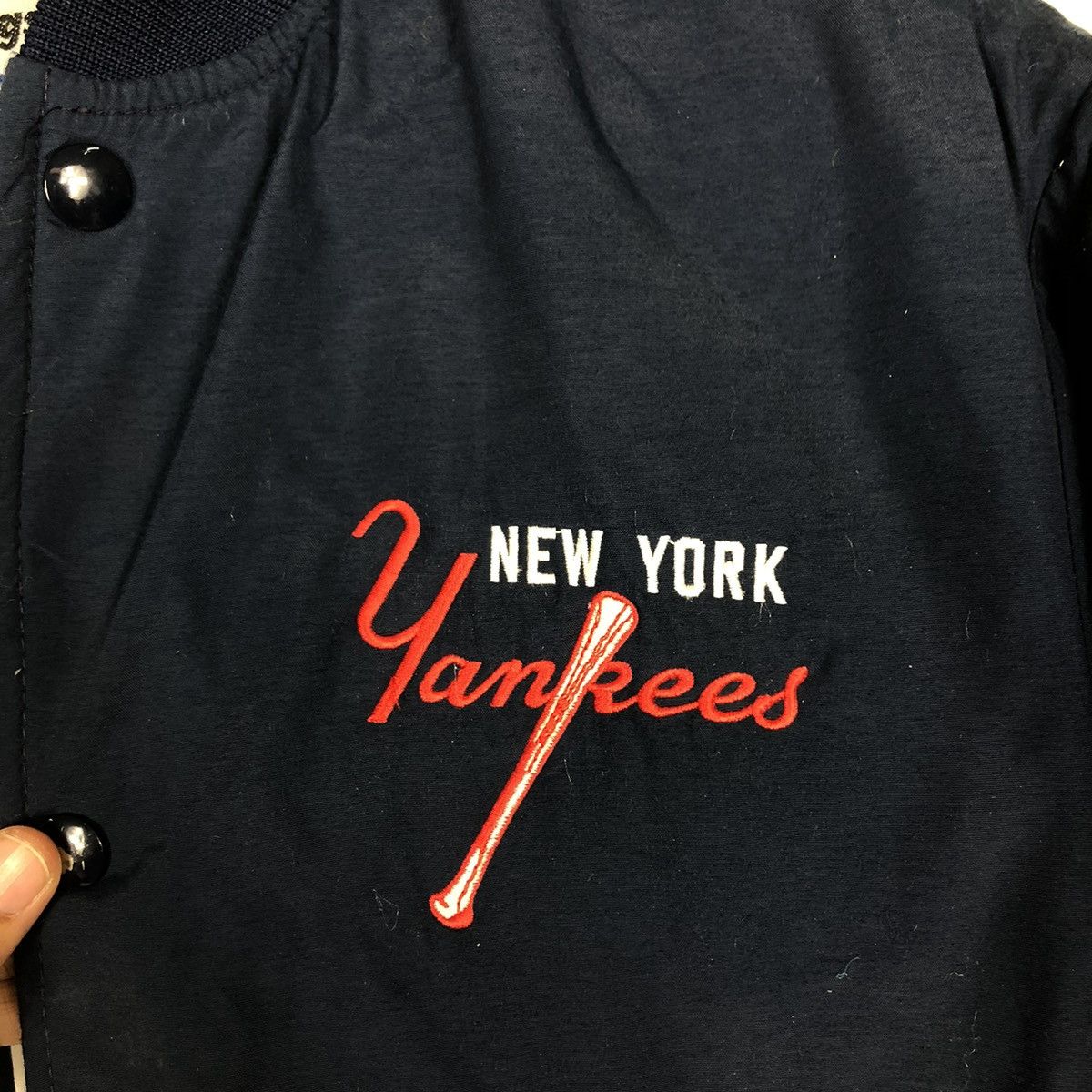New York Yankees × Vintage 🔥 VINTAGE NEW YORK YANKEES BOMBER JACKET MADE IN USA Size US XXS / EU 40 - 13 Thumbnail