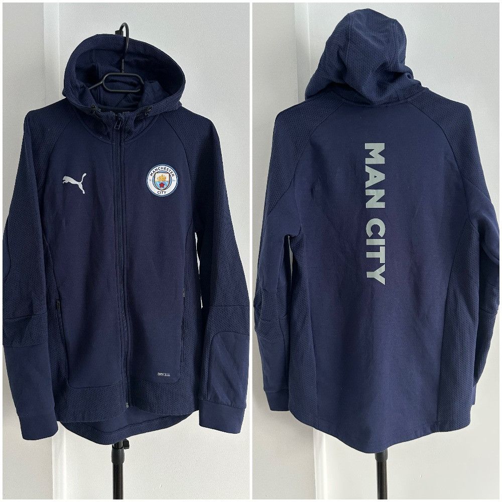Puma Puma Manchester City Men's Hooded Slim Fit Jacket Size US M / EU 48-50 / 2 - 1 Thumbnail