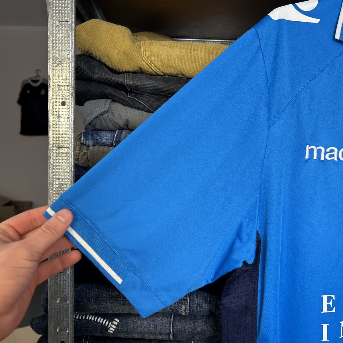 Macron Vintage Macron FC Leedc 2000’s blue soccer jersey Size US L / EU 52-54 / 3 - 8 Thumbnail
