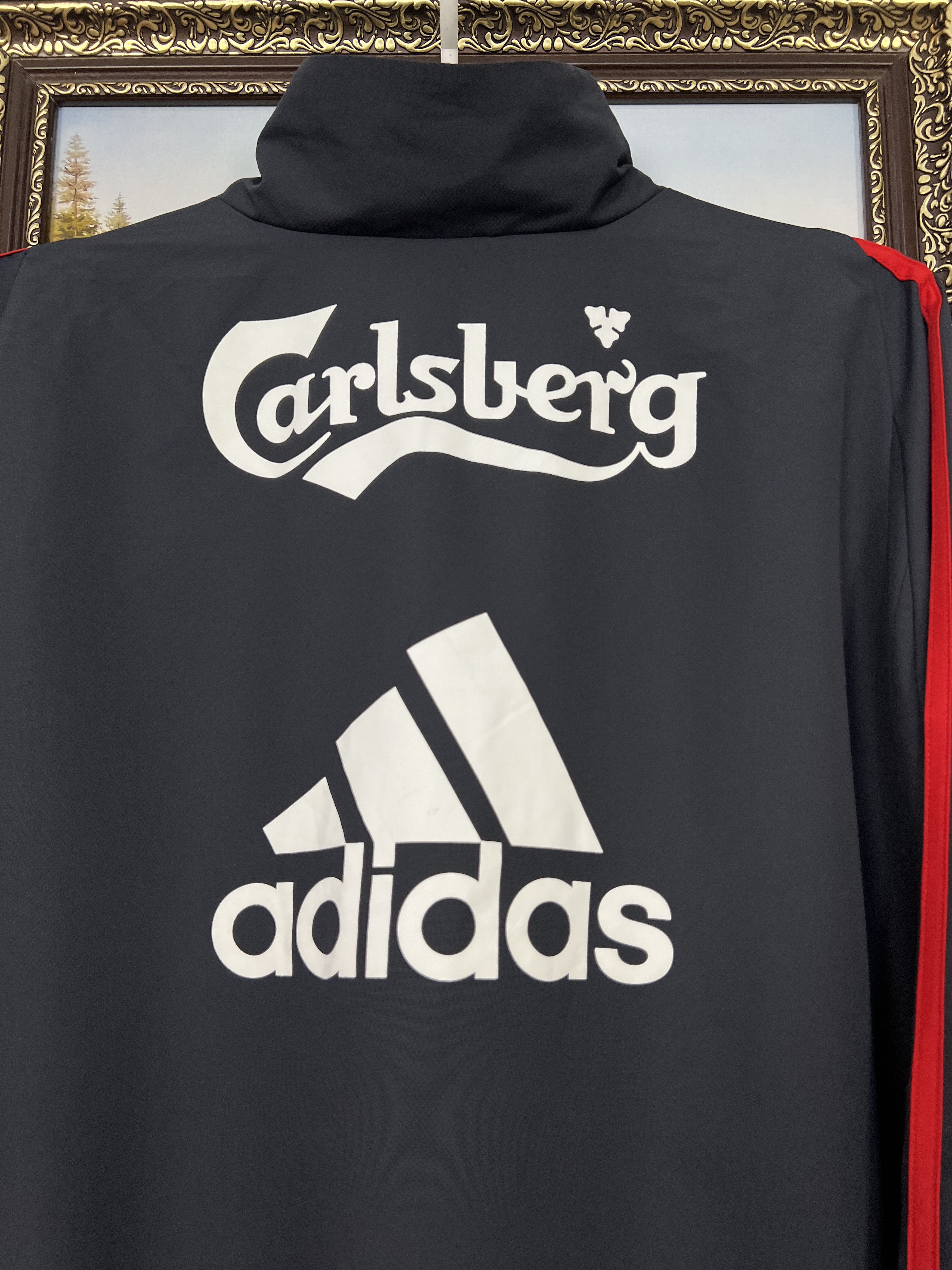 Adidas Vintage Adidas Liverpool Football Jacket Soccer Train Size US L / EU 52-54 / 3 - 13 Thumbnail