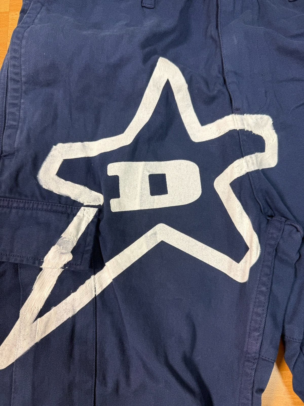 Rap Tees × Vintage Demo World Cargo Pants Blue 34 Size US 34 / EU 50 - 4 Thumbnail