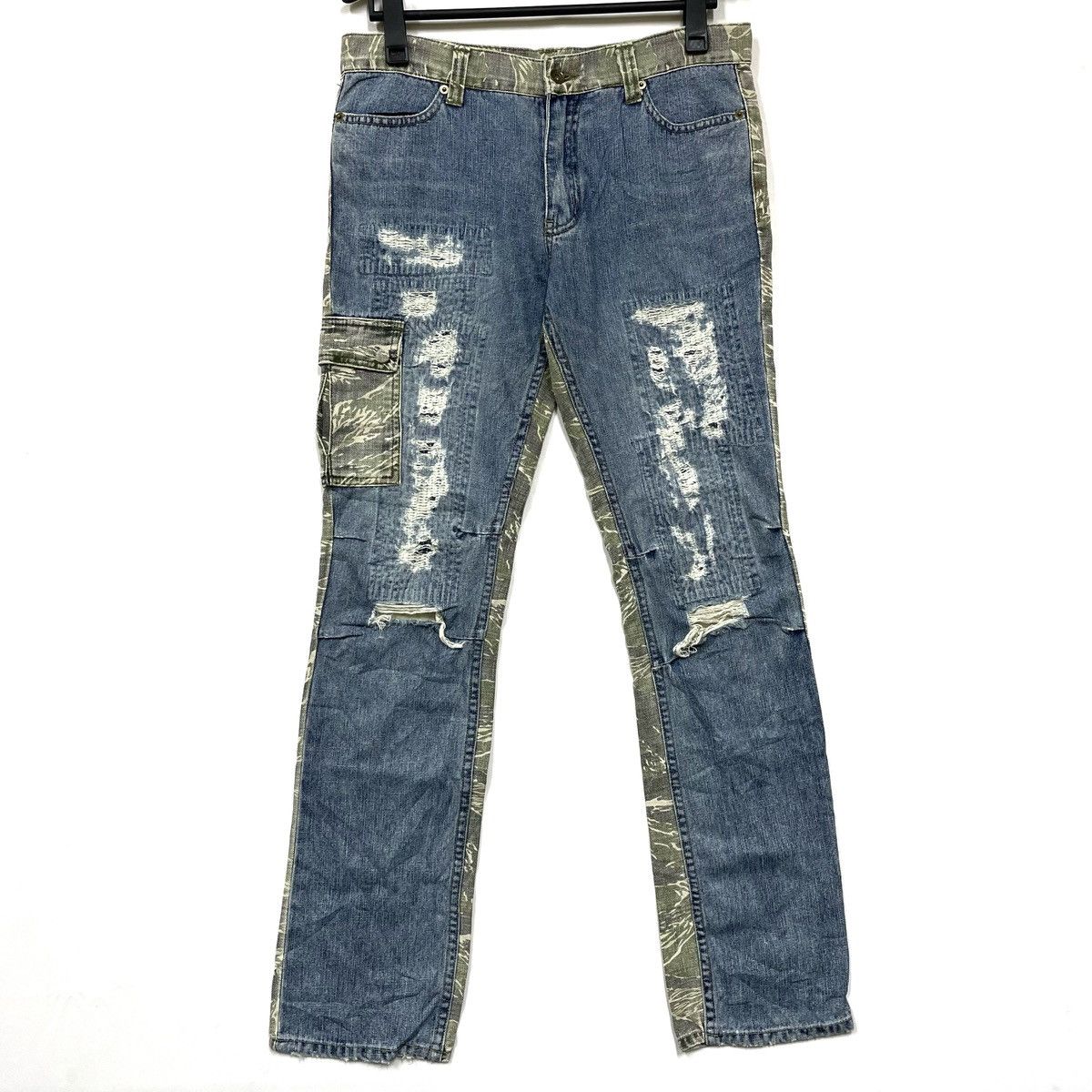 If Six Was Nine G.O.A design camo plus jeans by Semanticdesign Size US 34 / EU 50 - 1 Thumbnail