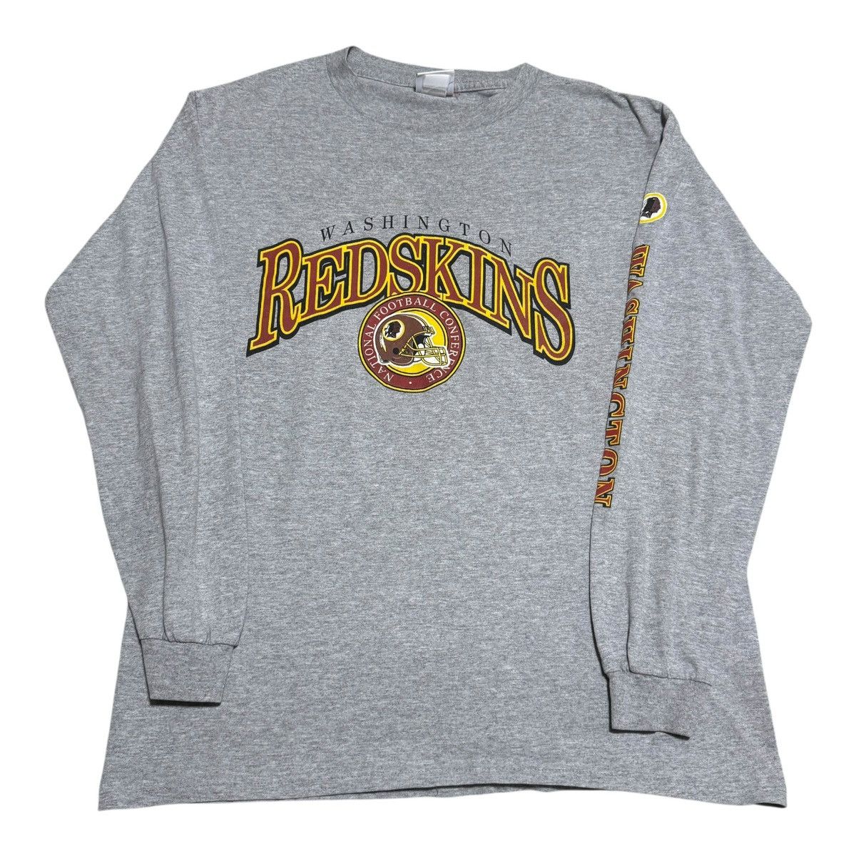 NFL NFL Washington Redskins Gray Long Sleeve Shirt Adult Large Size US L / EU 52-54 / 3 - 1 Thumbnail