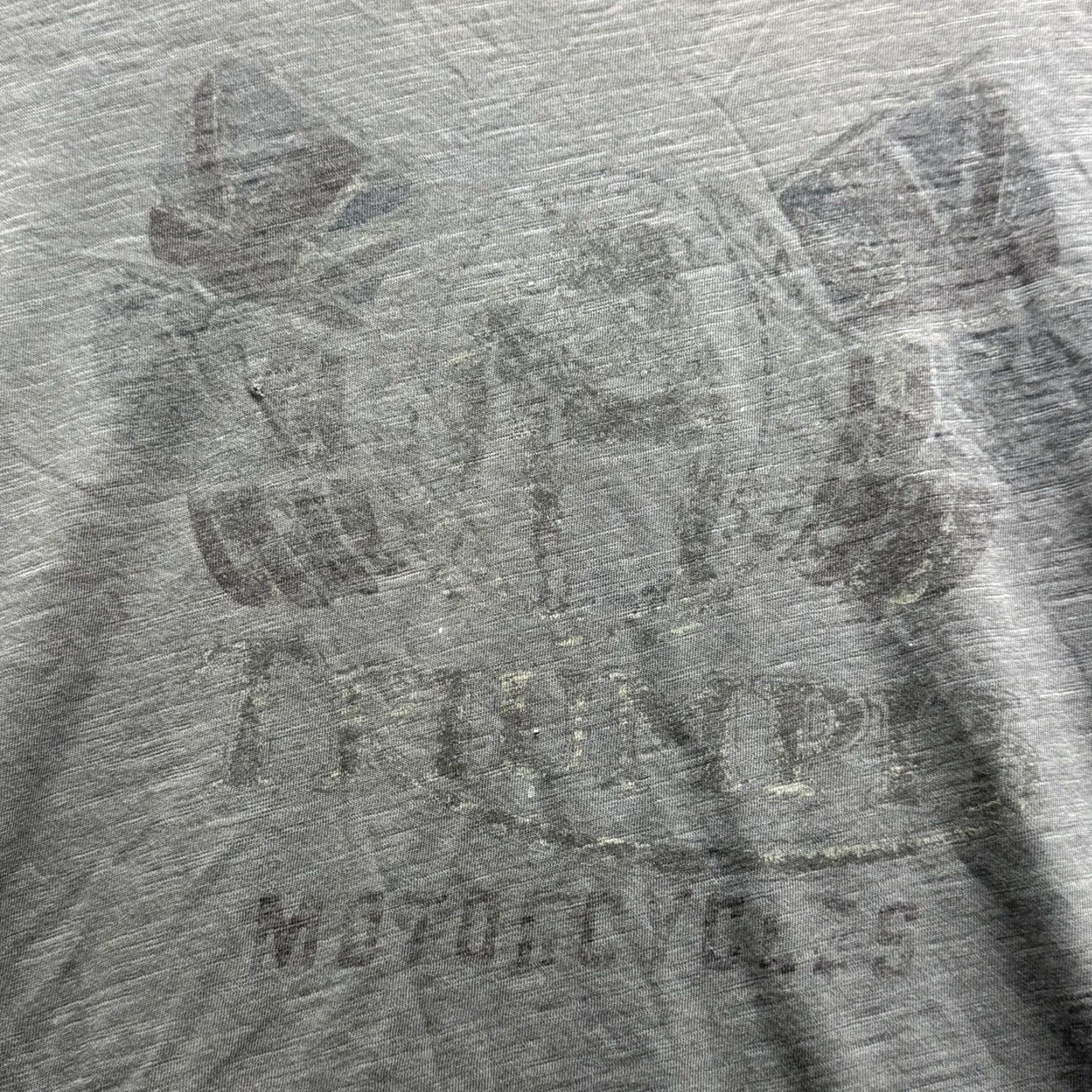 Vintage VINTAGE Triumph Shirt Mens M Gray Motorcycle Graphic Tee Lucky Brand Crewneck Tagless Size US M / EU 48-50 / 2 - 2 Thumbnail