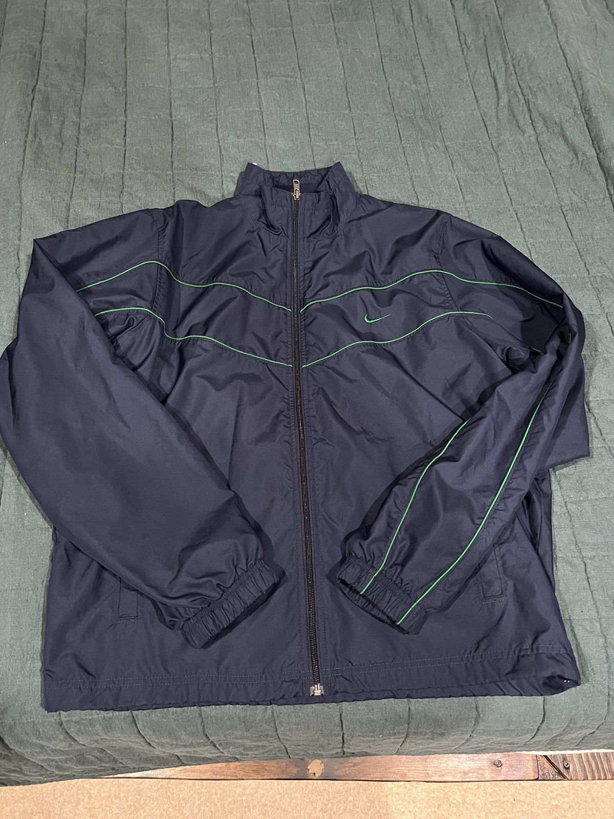 Nike vintage nike zip up large Size US L / EU 52-54 / 3 - 1 Thumbnail