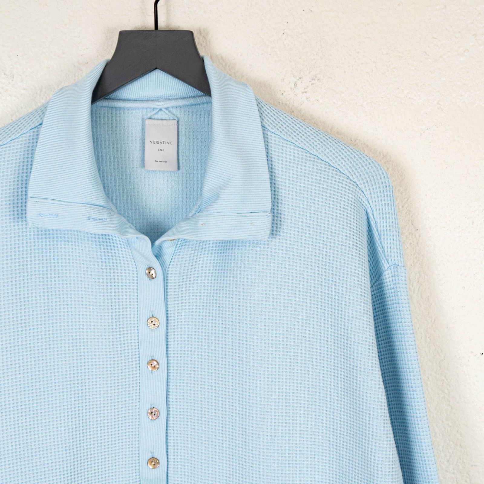 Other NEGATIVE undewear The Waffle Knit Pullover Blue Glacier XL Size XL / US 12-14 / IT 48-50 - 6 Thumbnail