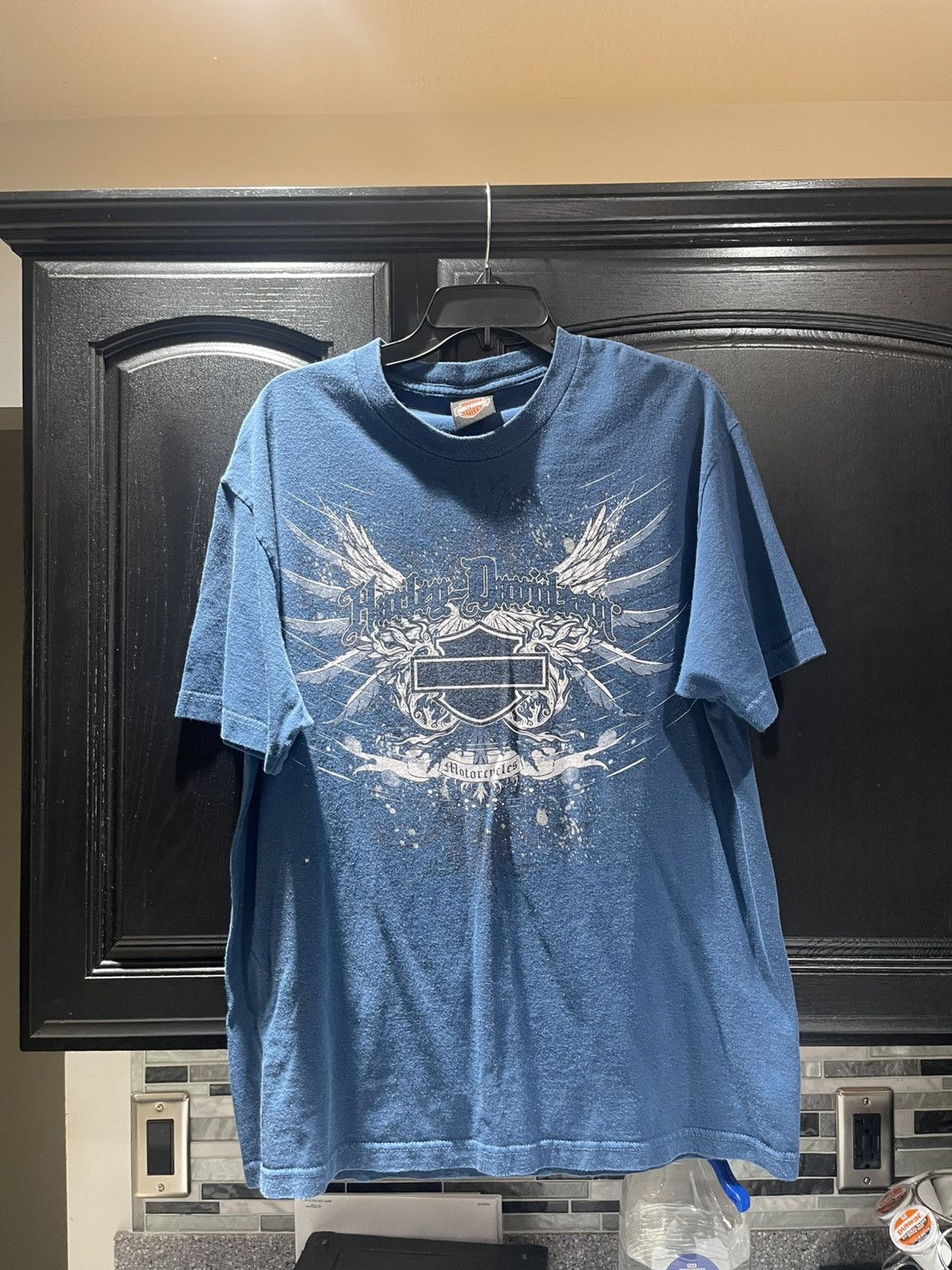 Vintage Vintage 1990s Harley Davidson Chrome Eagle Mens Tshirt Large Size US L / EU 52-54 / 3 - 1 Thumbnail
