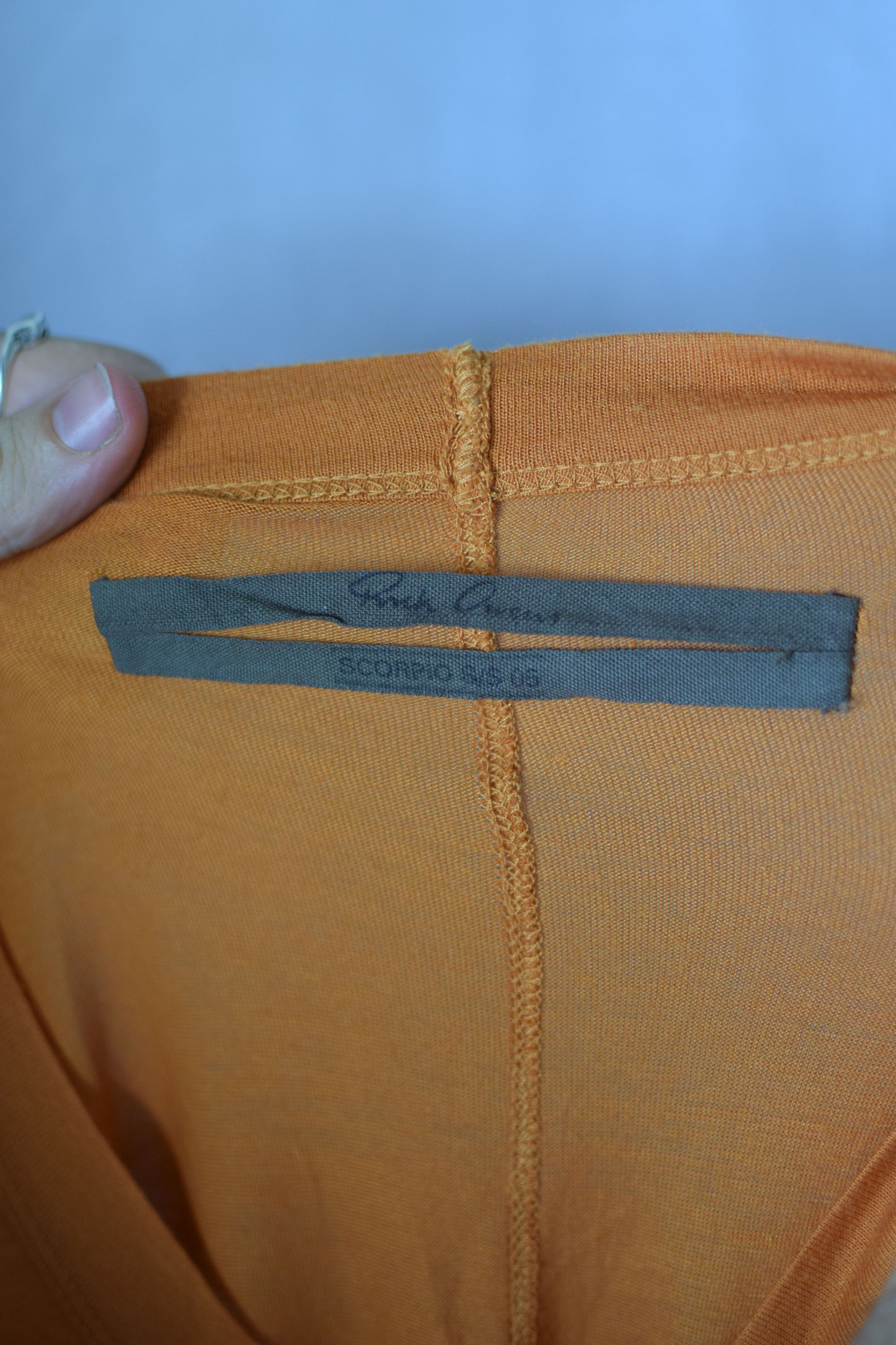 Rick Owens Rick Owens SS05 Scorpio Orange Top Size US L / EU 52-54 / 3 - 9 Thumbnail
