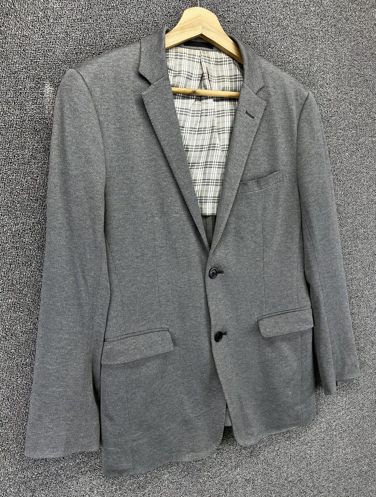 Burberry Vintage Burberry Black Label Grey Blazer Coat Jacket Size M / US 6-8 / IT 42-44 - 2 Thumbnail