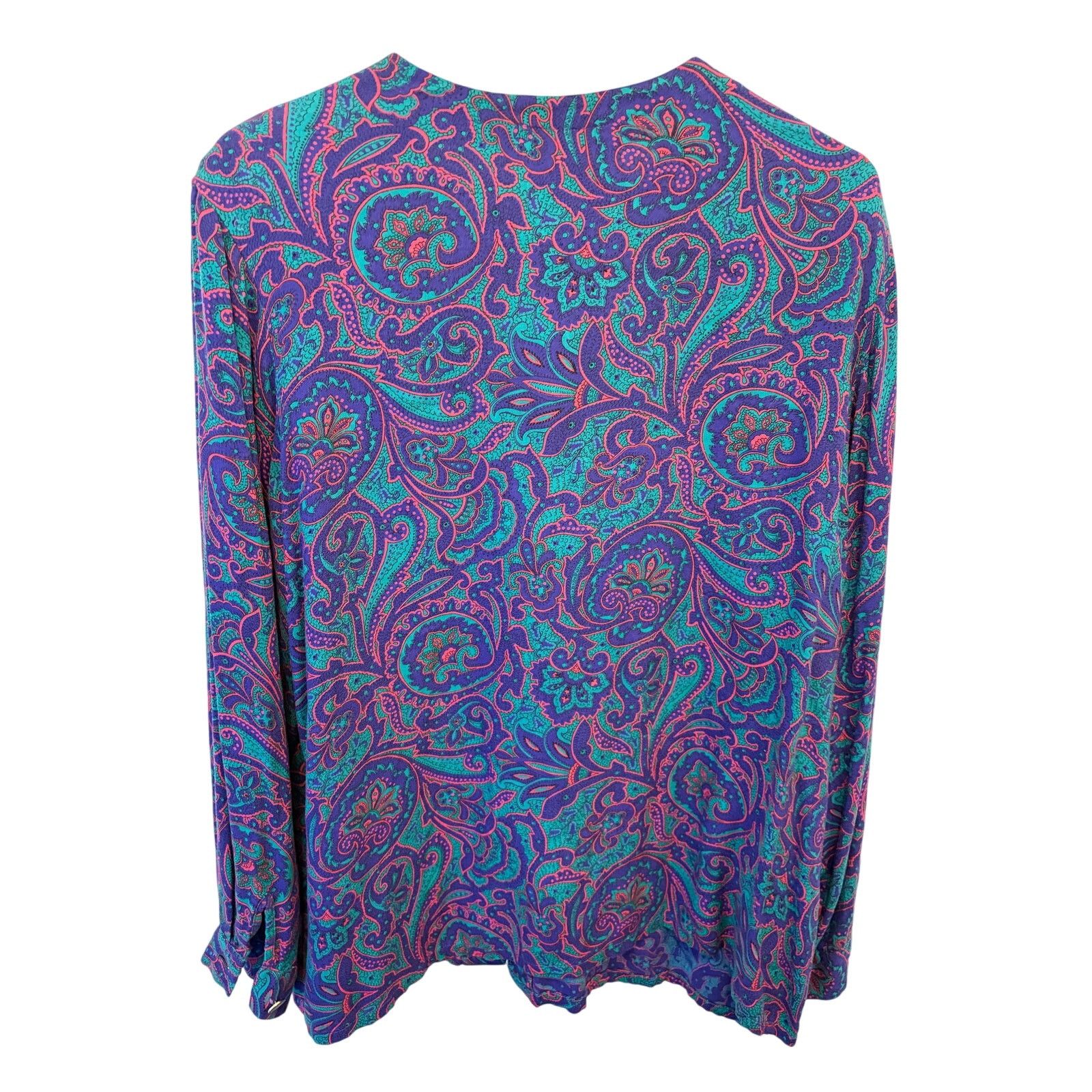 Pendleton Pendelton Purple Paisley top Country Sophisticates Pendleton Size 3XL / US 20-22 - 5 Thumbnail