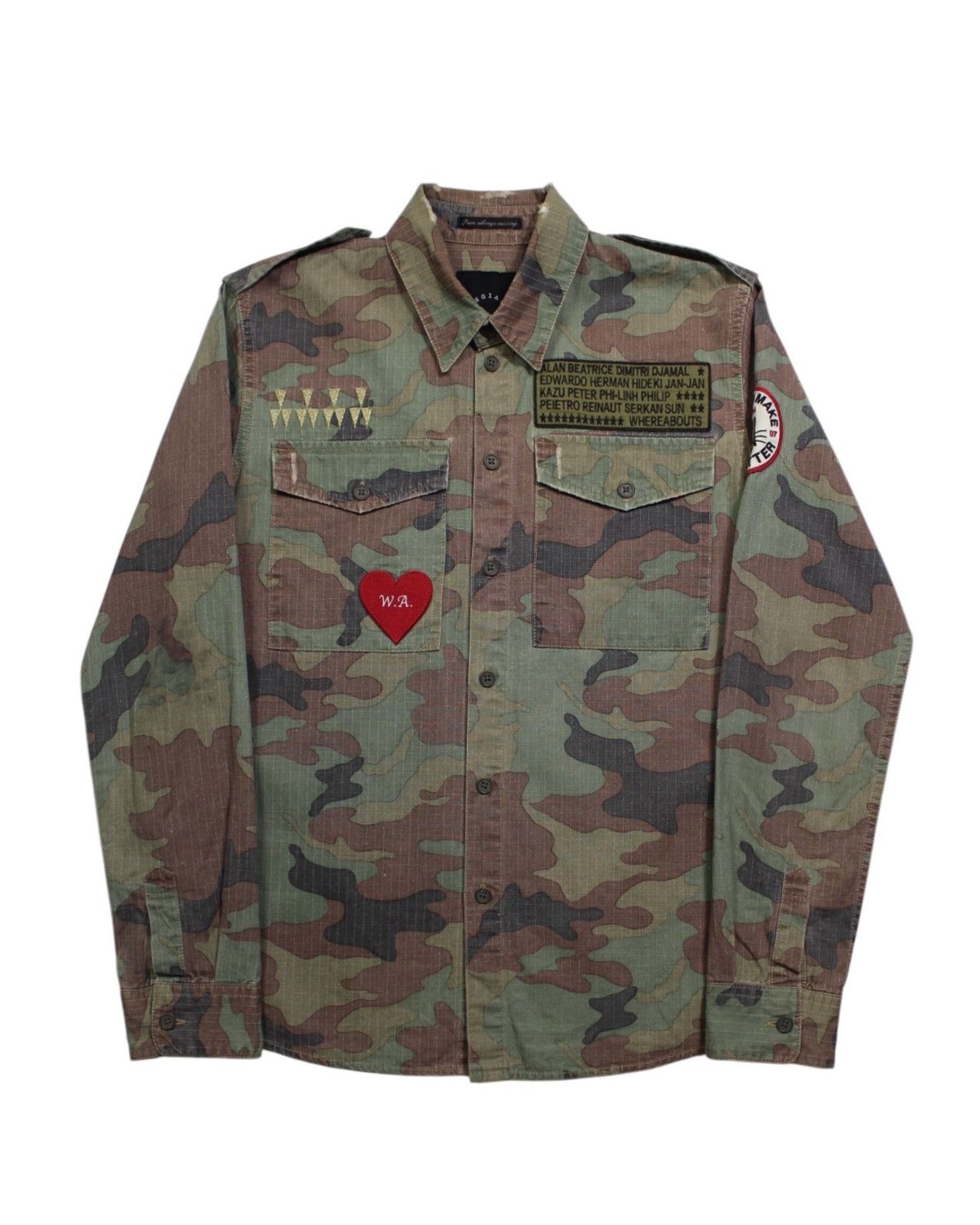 14th Addiction × If Six Was Nine × KMRii 2000S WHEREABOUTS CAMO I AM ALWAYS MISSING QUEEN JACKET Size US L / EU 52-54 / 3 - 2 Thumbnail