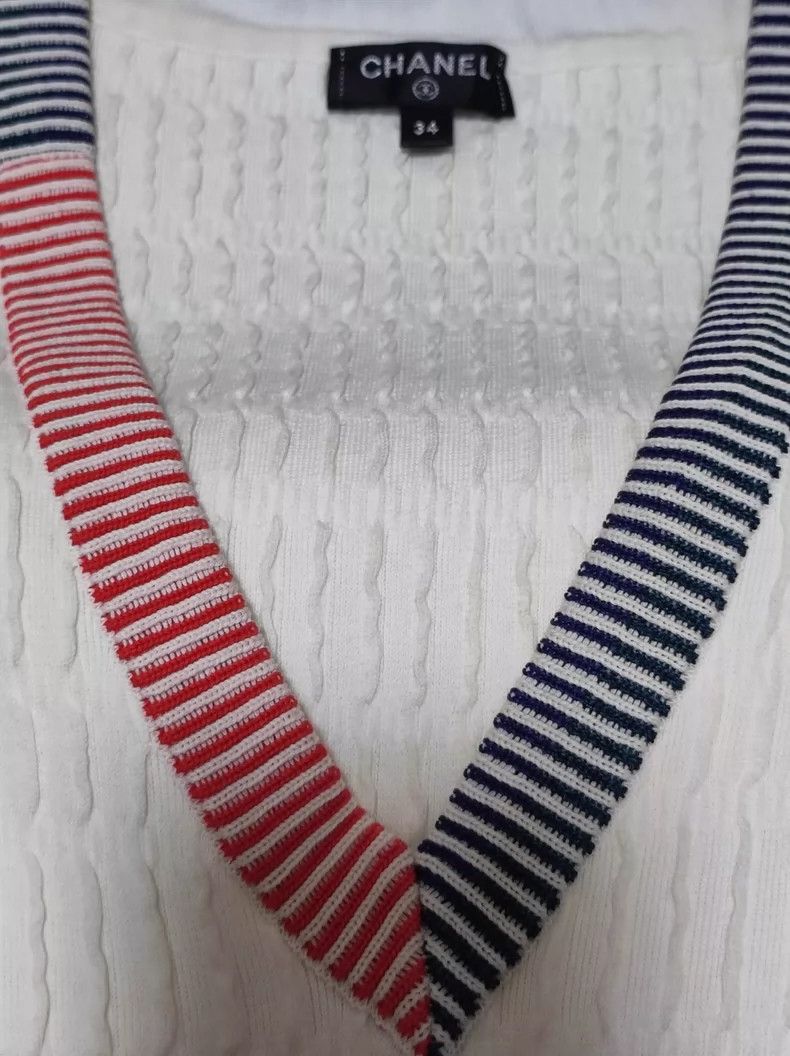 Chanel Chanel Number 31 knitted sleeveless dress Size XXS / US 00 / IT 34 - 7 Thumbnail