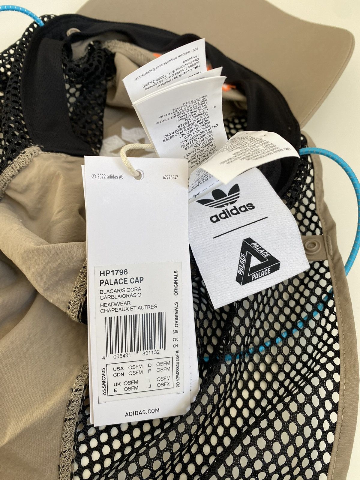 Adidas × Palace Adidas x Palace nature cap blanch cargo Size ONE SIZE - 15 Thumbnail