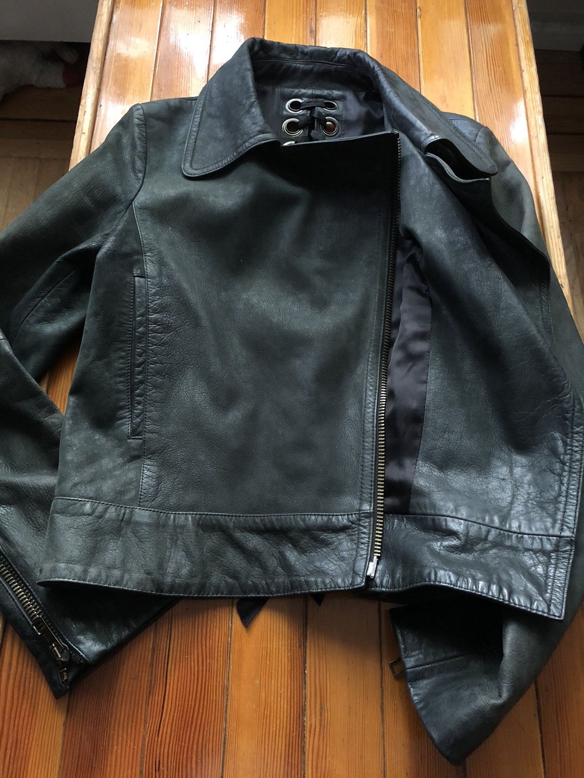 Other Very Rare Heavy Duty Lace Up Motorcycle Jacket Size M / US 6-8 / IT 42-44 - 12 Thumbnail