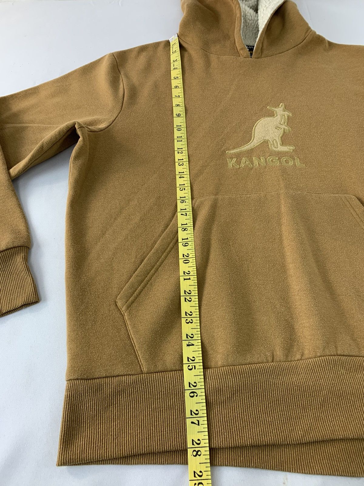 Kangol Kangol Big Logo Padded Sherpa Inner Pullover Hoodies Size US L / EU 52-54 / 3 - 10 Thumbnail