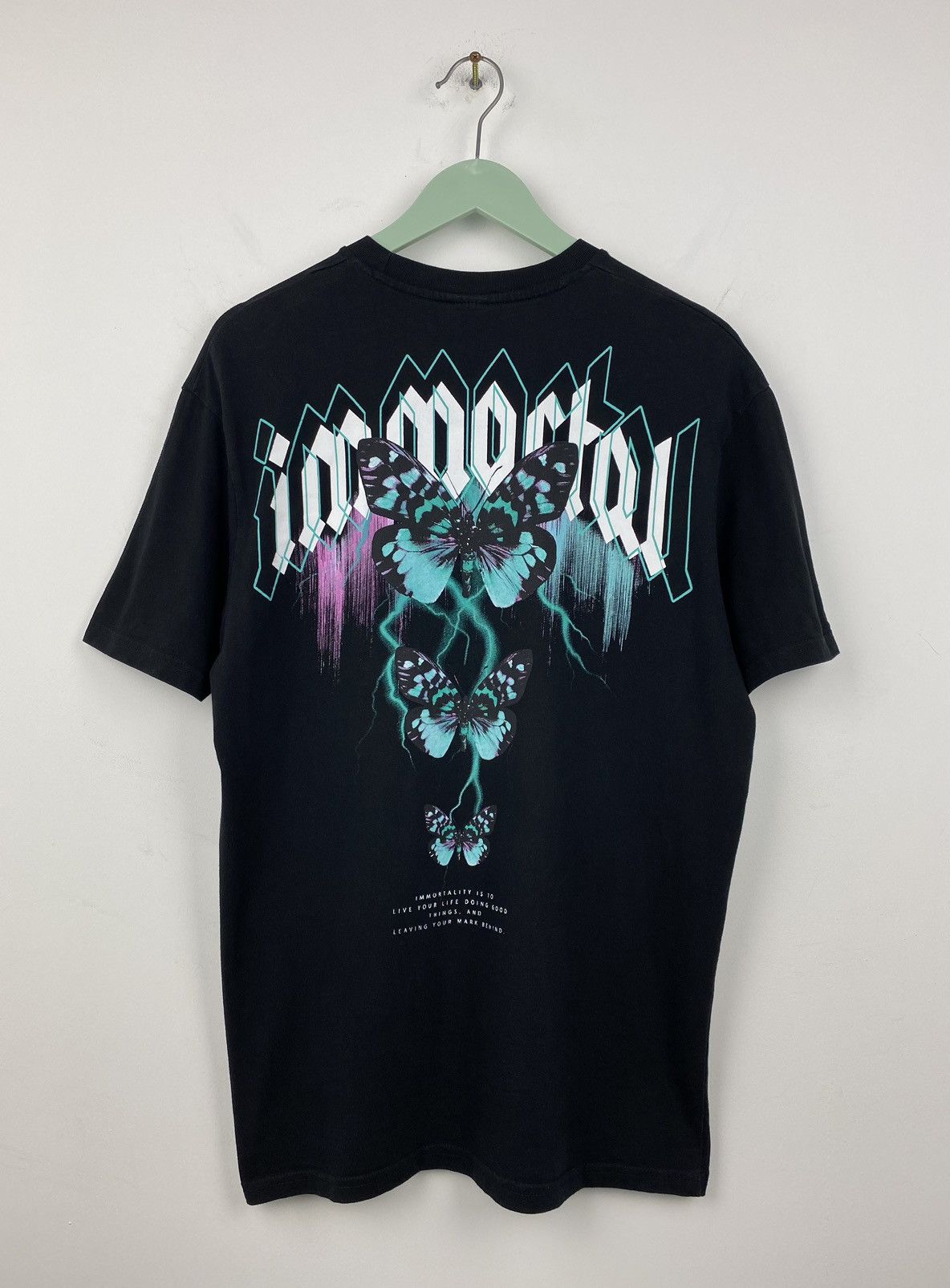 Band Tees Immortal Butterfly T Shirt Tee Y2K Size US M / EU 48-50 / 2 - 1 Thumbnail