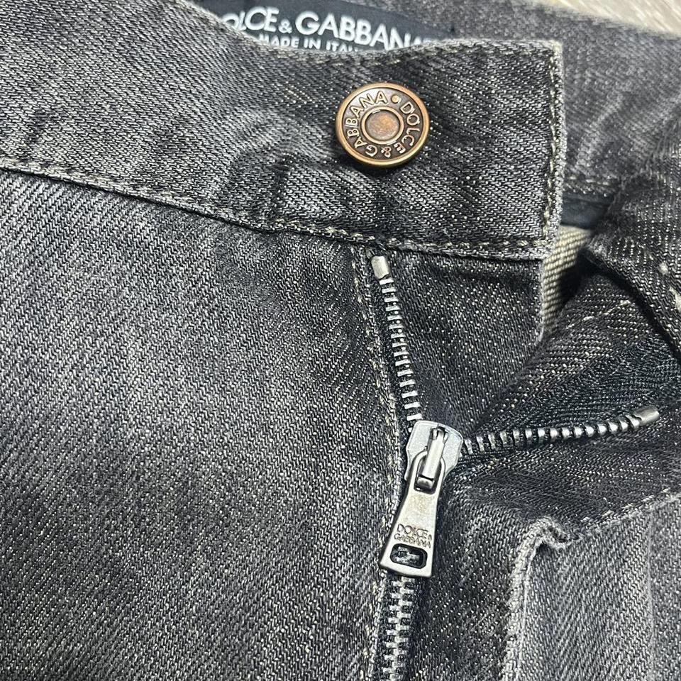 Designer × Dolce & Gabbana × Vintage y2k dolce & gabbana distressed slim fit jeans Size US 36 / EU 52 - 5 Thumbnail