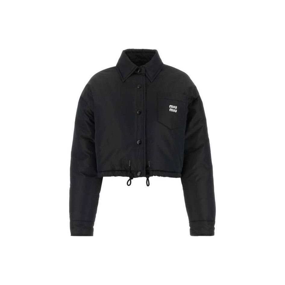 Miu Miu Miu Miu Logo Pocket Puffer Jacket Size 40 Size S / US 4 / IT 40 - 1 Thumbnail