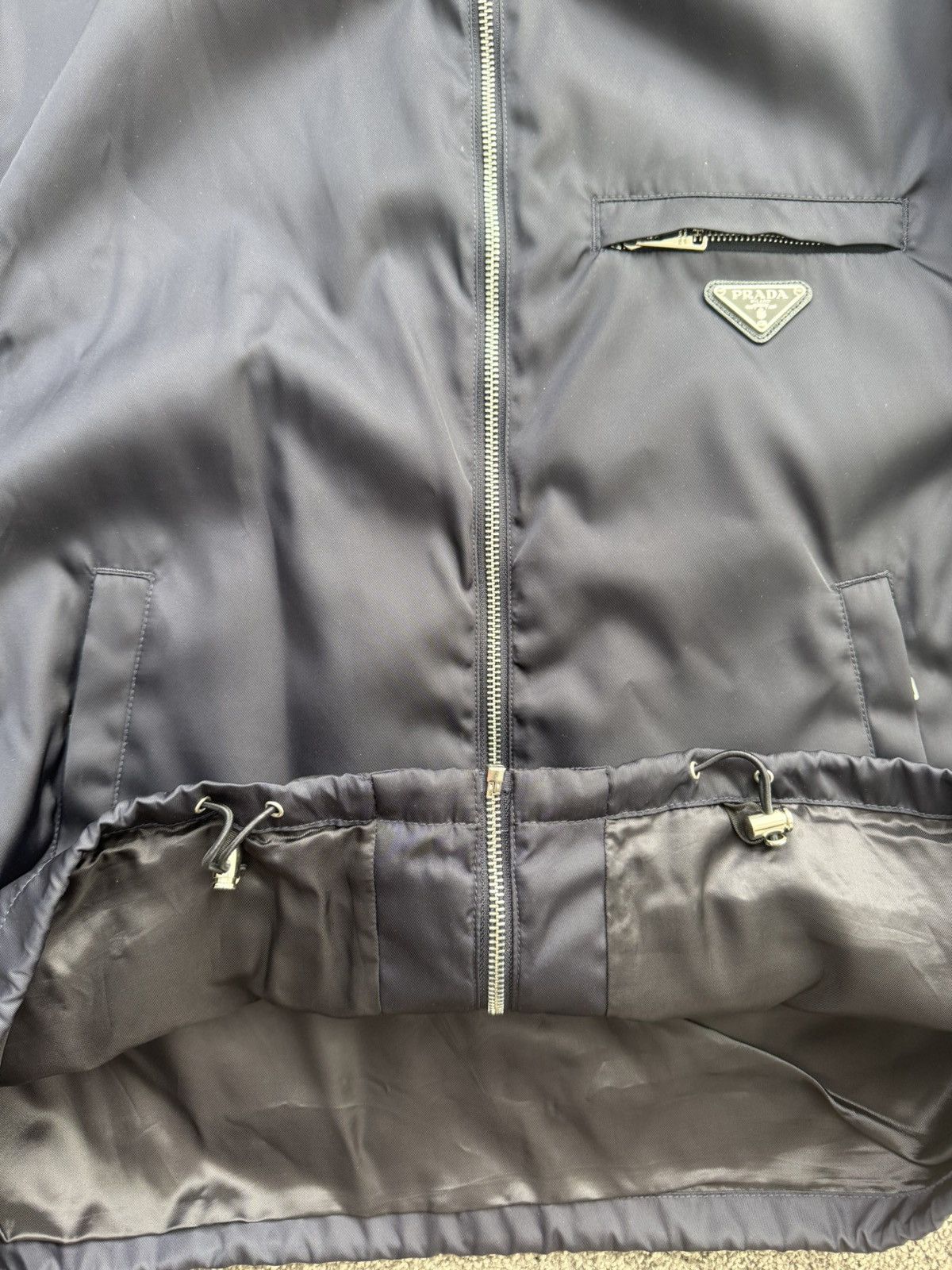 Prada Prada Nylon Bomber Jacket - Navy - Size50 Size US M / EU 48-50 / 2 - 5 Thumbnail