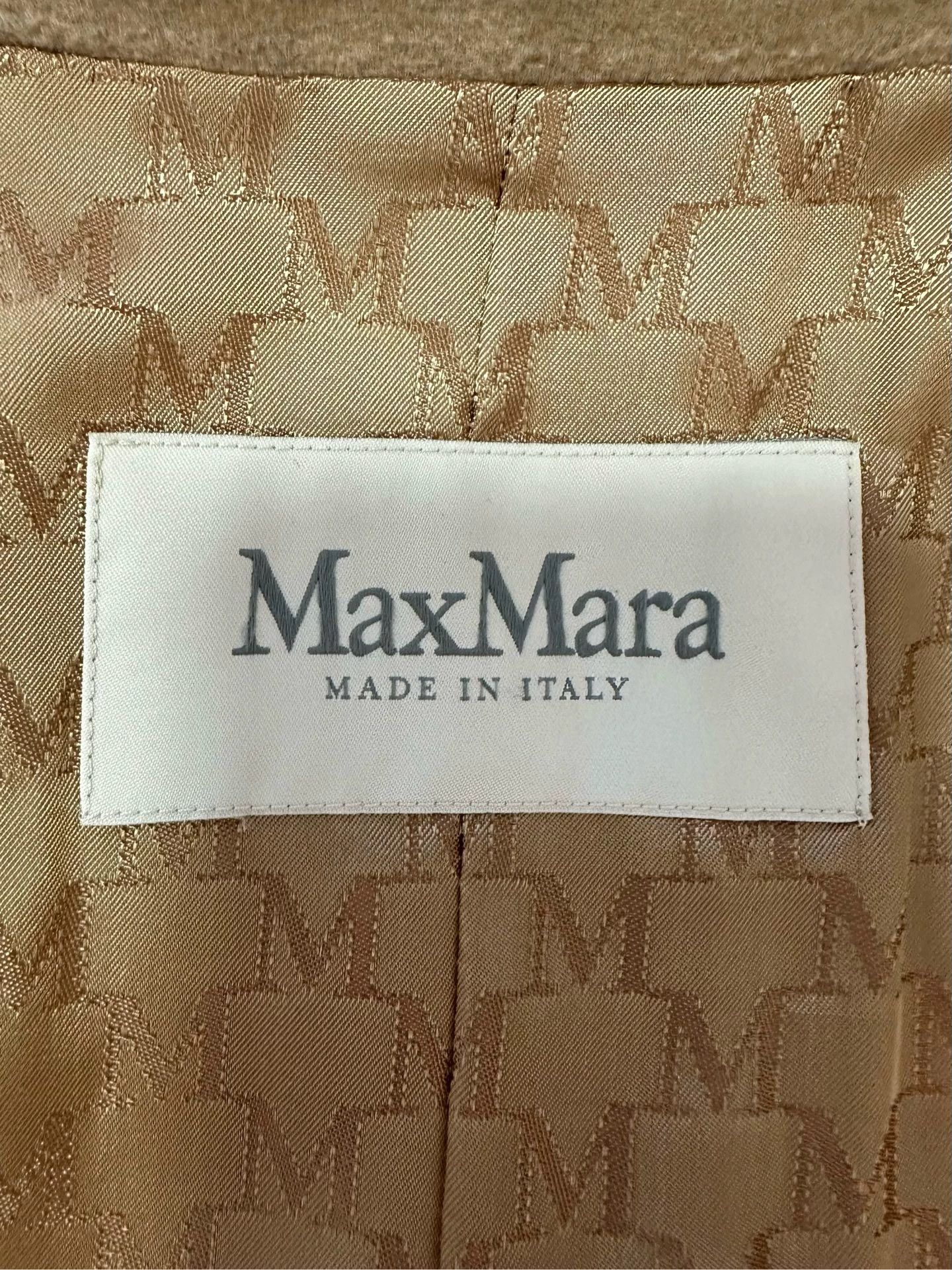 Max Mara MaxMara 101801 Oversized Double-Breasted Cashmere Coat Women's Camel Size S / US 4 / IT 40 - 8 Thumbnail