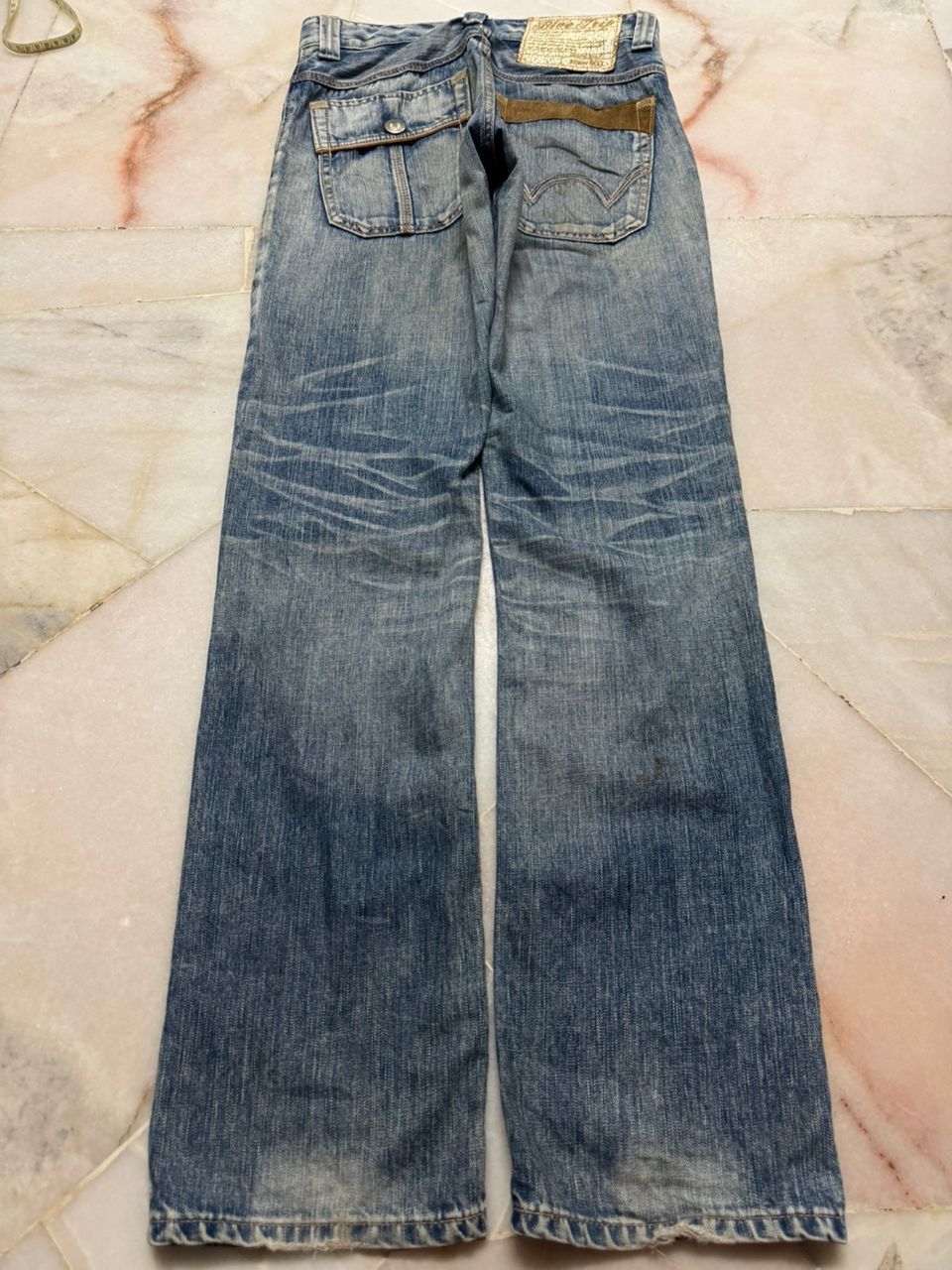 Edwin 💥Insane💥90s Style Edwin Blue Trip Rusty Mudwash Bushpants Size US 29 - 13 Thumbnail