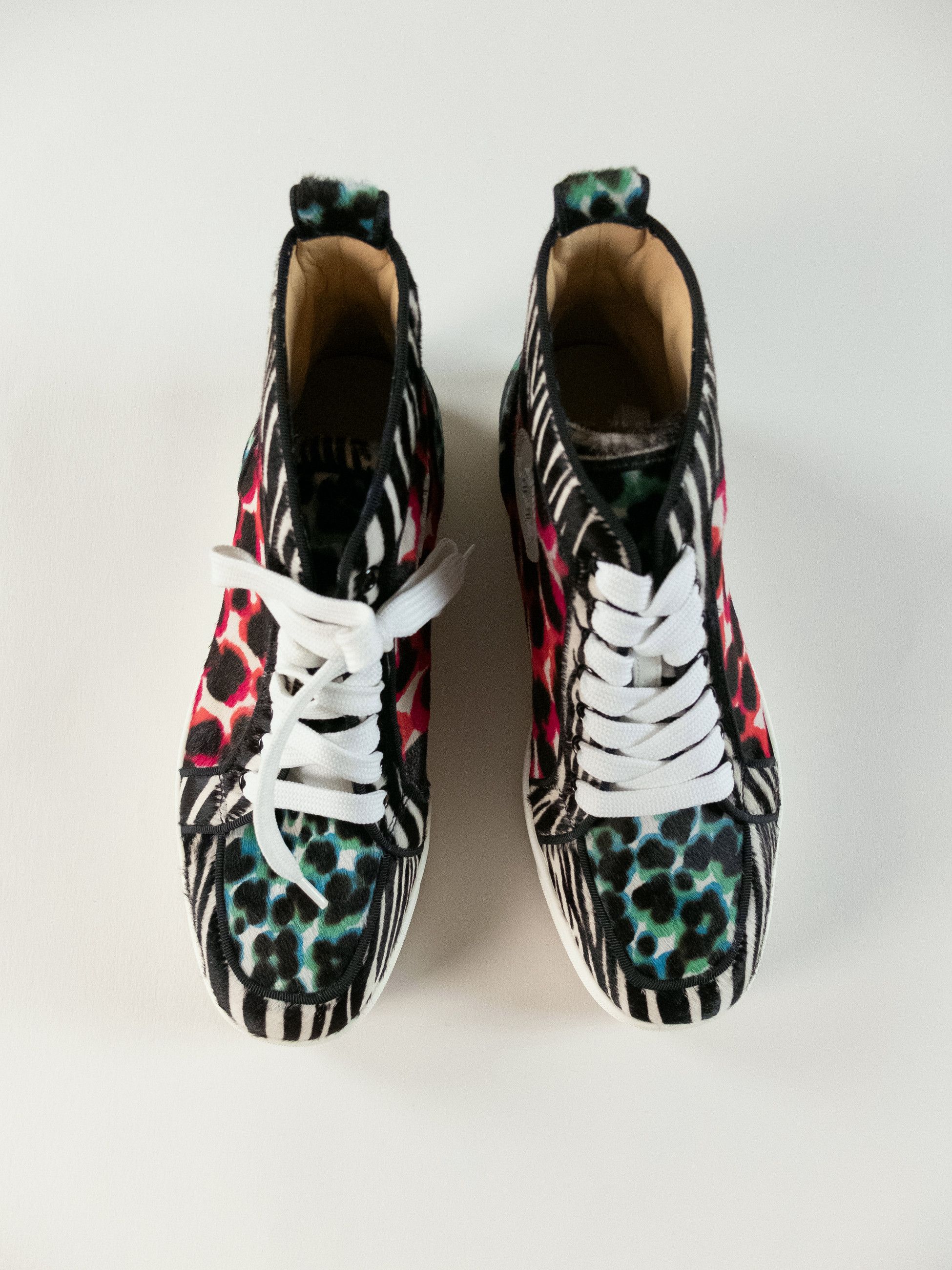 Christian Louboutin CHRISTIAN LOUBOUTIN Rantus Orlato pony hair sneakers 8.5 Size US 8.5 / IT 38.5 - 2 Thumbnail