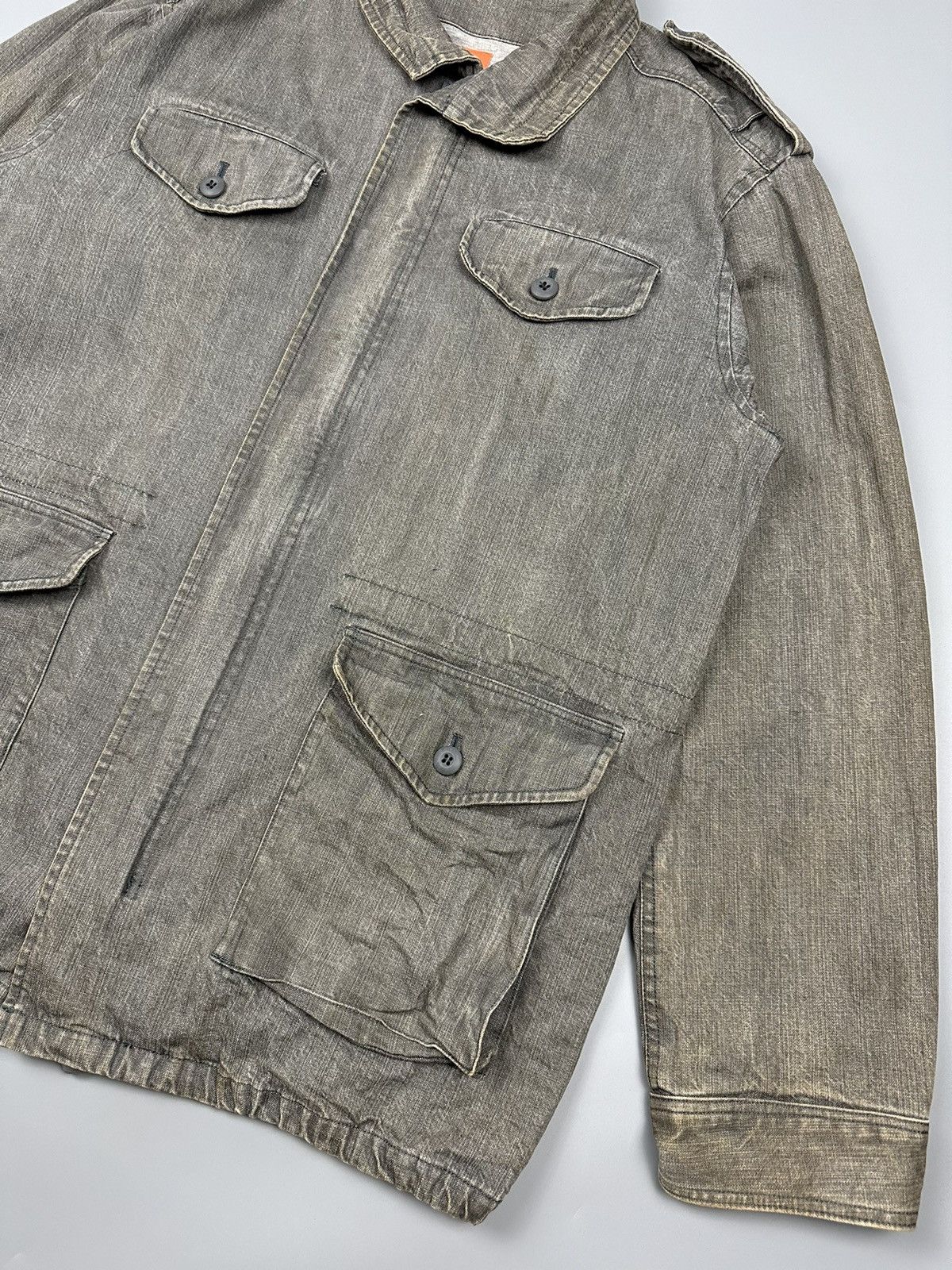 Japanese Brand Vintage Mackdaddy Midi Denim Jacket Size US XXL / EU 58 / 5 - 6 Thumbnail
