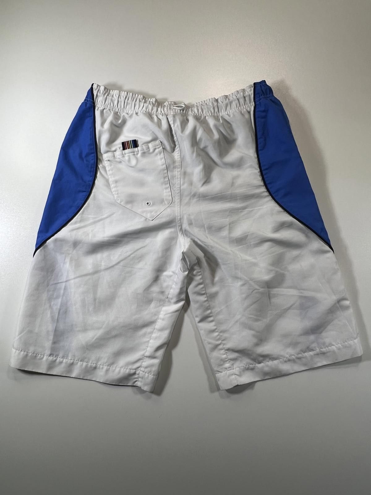 Nike Vintage Nike Men's White and Blue Athletic Shorts Size S Size US 30 / EU 46 - 4 Thumbnail