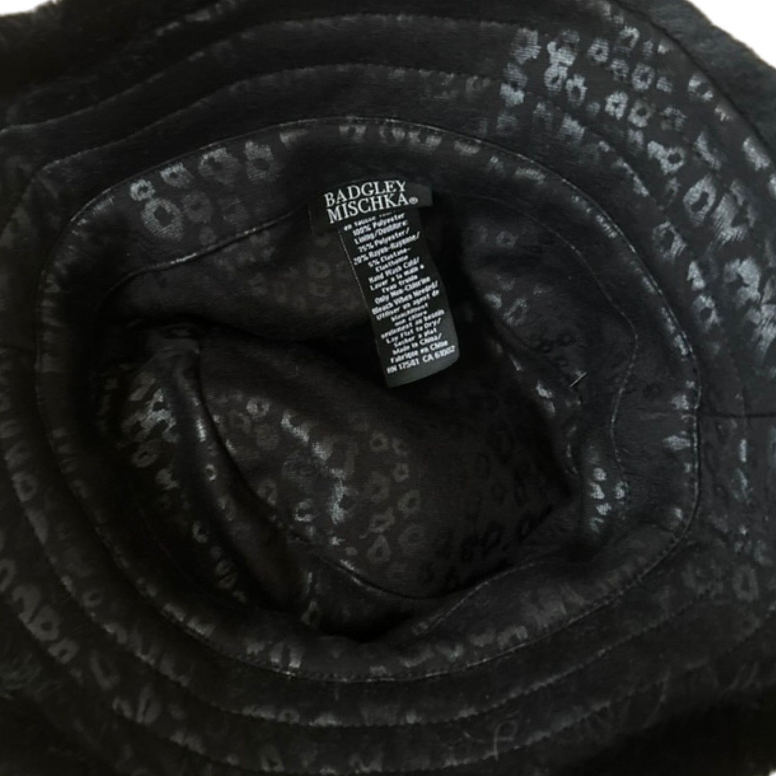 Badgley Mischka Badgley Mischka Black Faux Fur Bucket Hat – Soft Plus NWT Size ONE SIZE - 5 Thumbnail