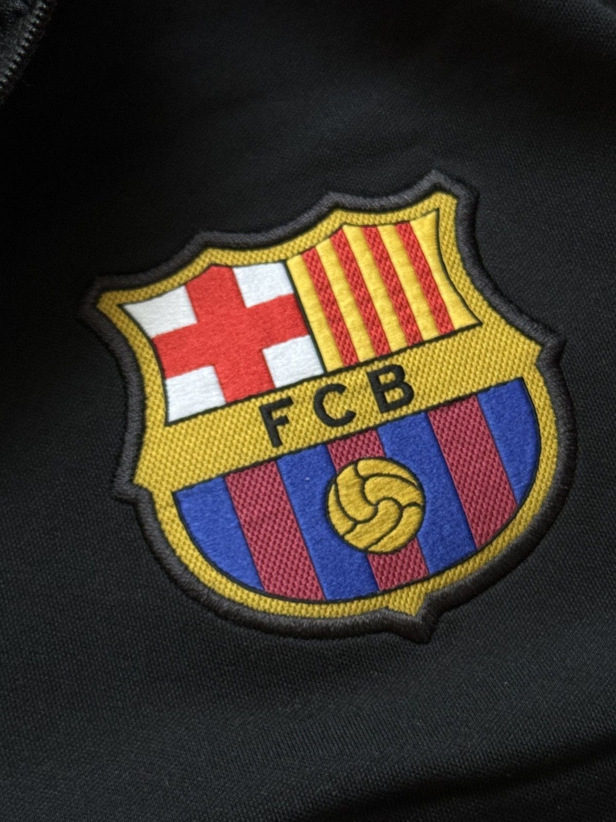 Nike × Vintage Nike Barcelona S 1/4 zip jersey long sleeve tee T-shirt polo Size US S / EU 44-46 / 1 - 8 Thumbnail