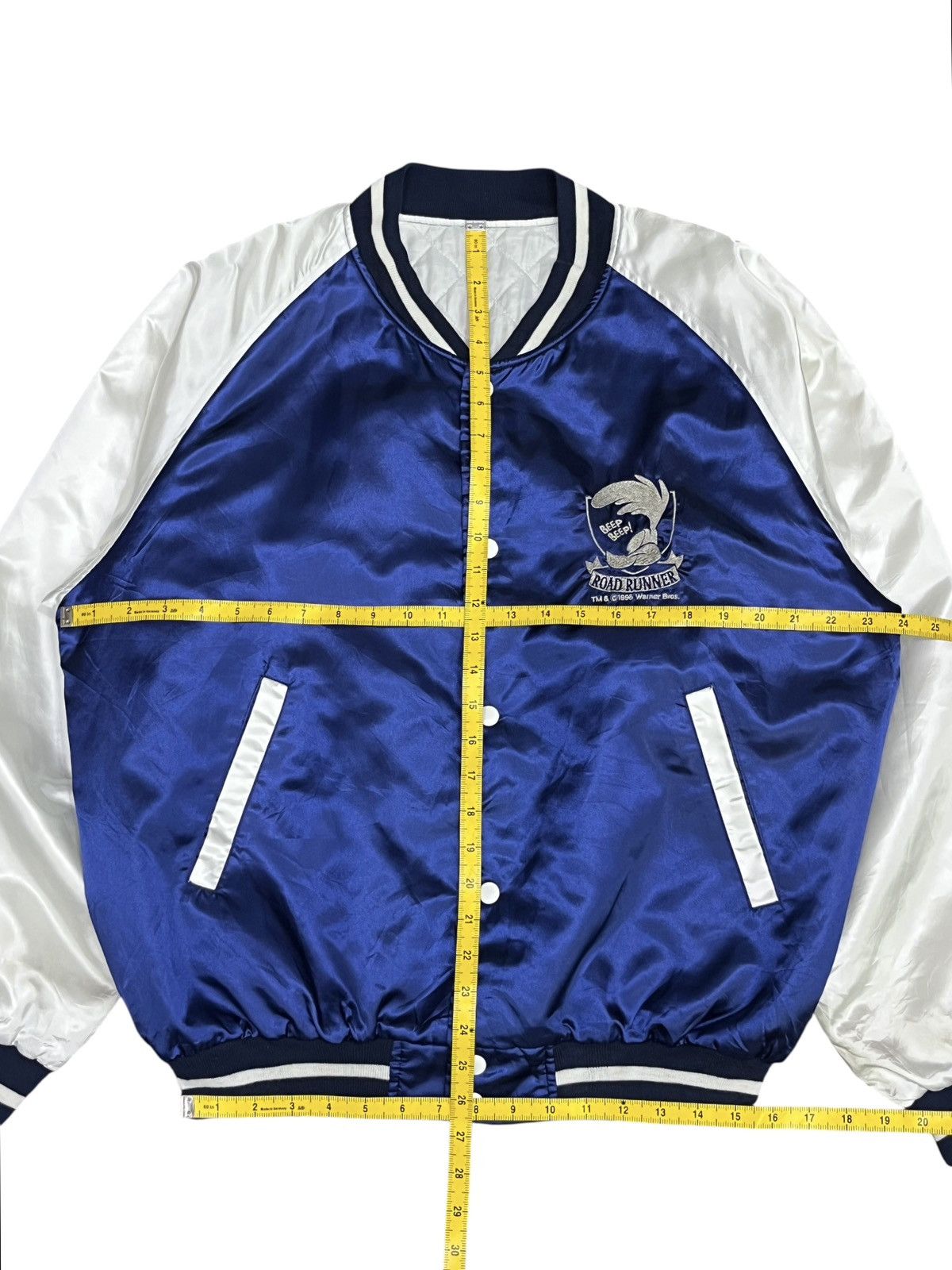 🔥Vintage 1995 ROADRUNNER Varsity Jacket TM & Warner Bros