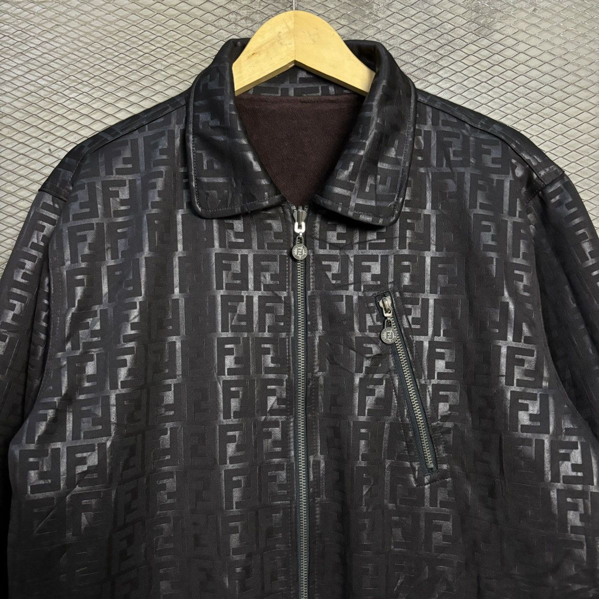 Fendi Vintage Fendi Zucca Monogram Reversible Jacket Size US M / EU 48-50 / 2 - 3 Thumbnail