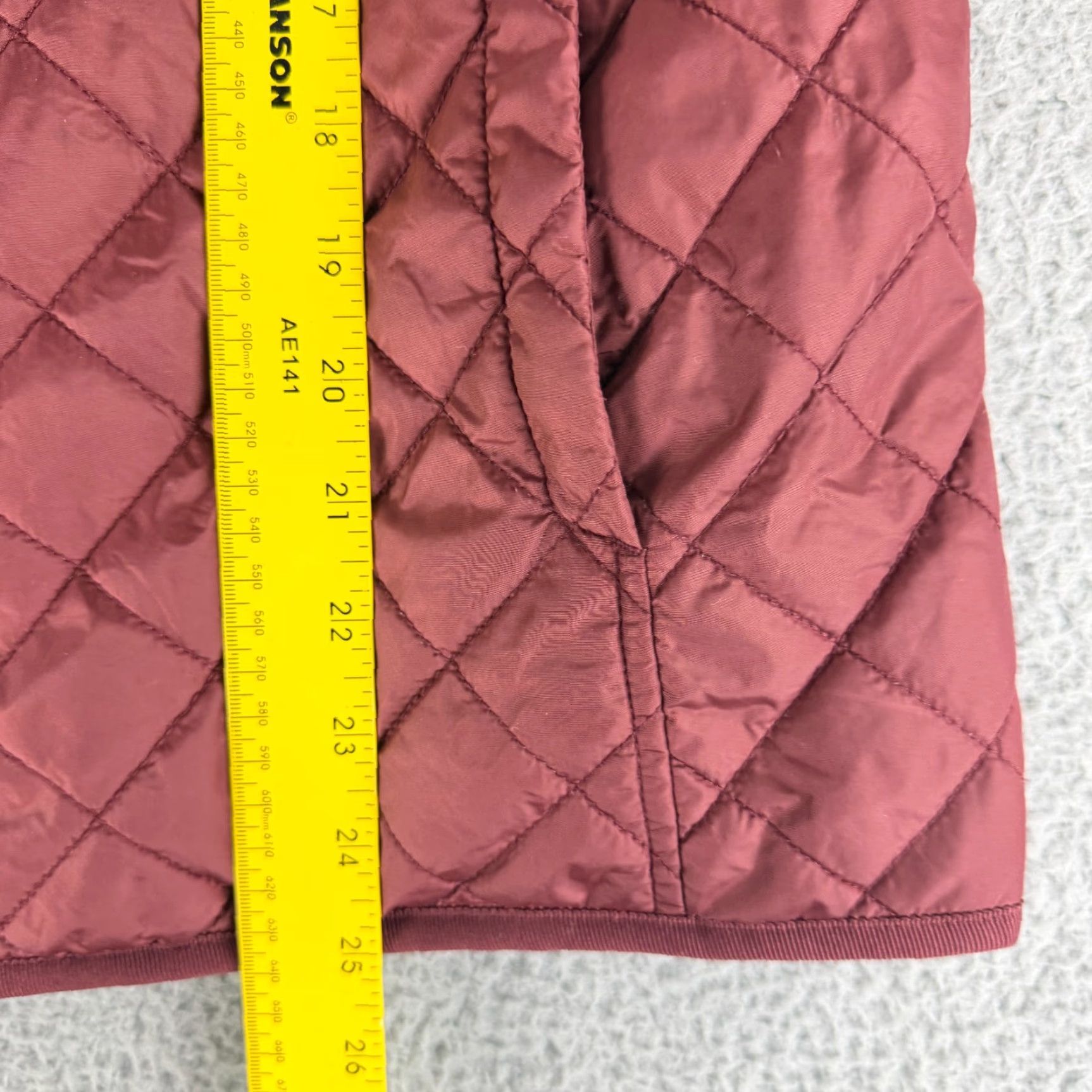 Uniqlo Uniqlo Quilted Boa Parker Jacket Womens M Maroon Full Zip Hooded Sherpa LS Size M / US 6-8 / IT 42-44 - 6 Thumbnail
