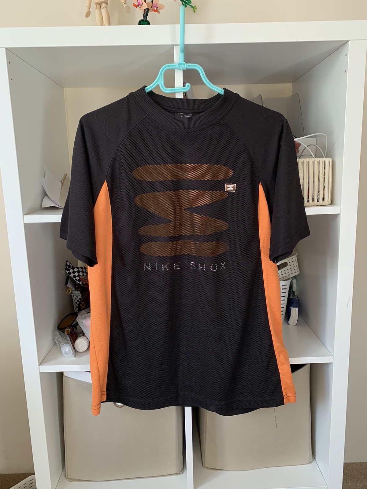 Nike Vintage 90s Nike Shox Mesh Drill Y2K T-shirt Y2K XL Size US XL / EU 56 / 4 - 1 Thumbnail