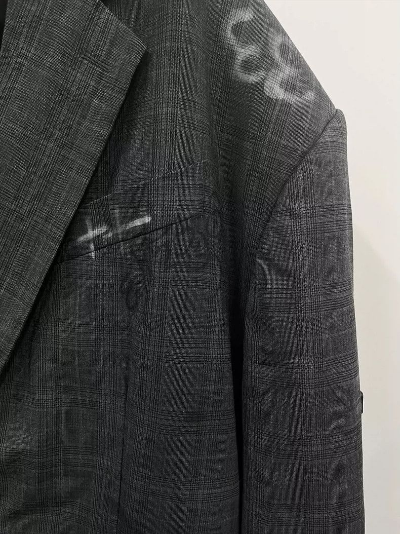 Balenciaga Balenciaga SS23 Graffiti Print Single Breasted Blazer jacke Size US M / EU 48-50 / 2 - 4 Thumbnail