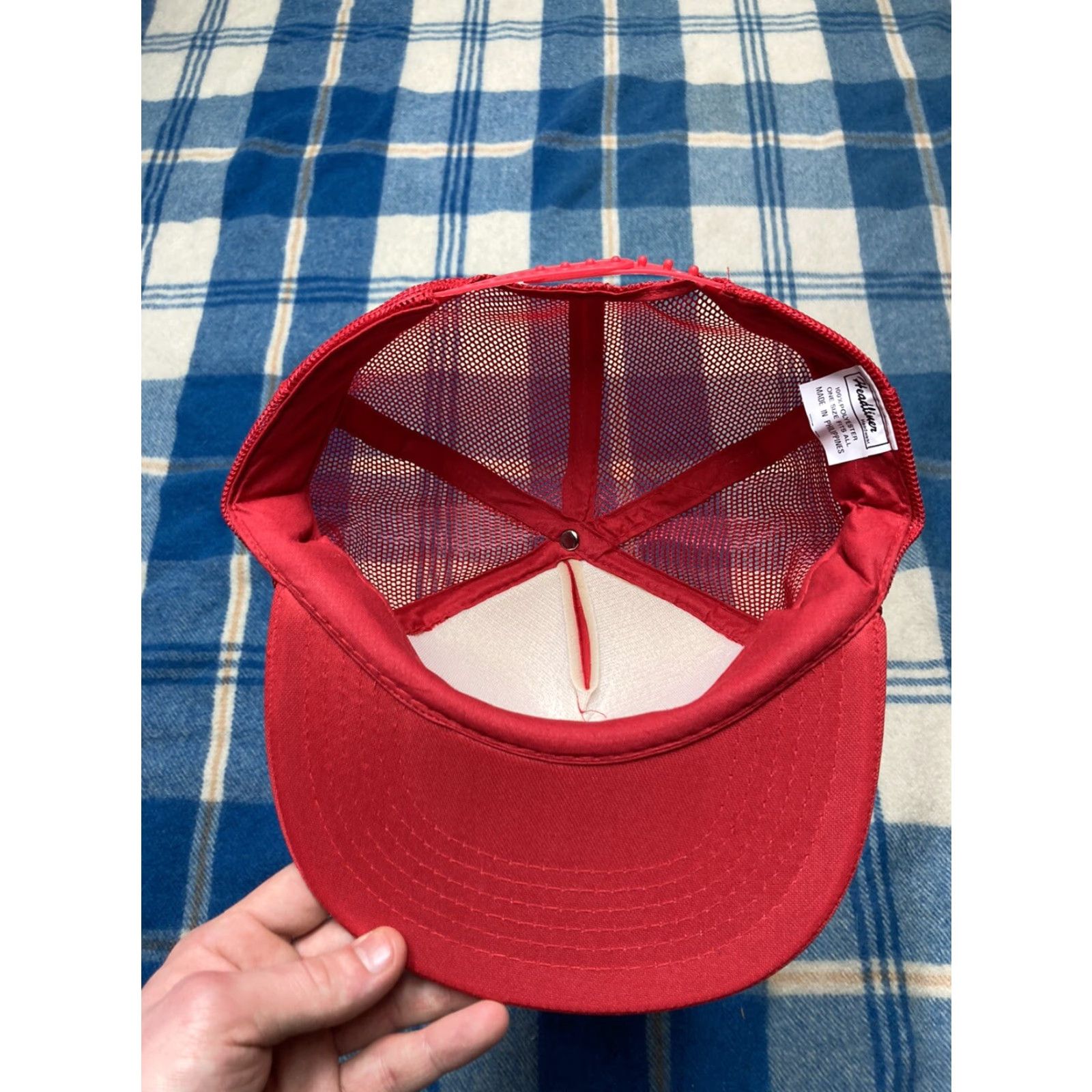 Vintage VINTAGE Northern States Supply Trucker Hat Industrial Supplies Cap headliner Men Adjustable Red Hat Mens Size ONE SIZE - 6 Thumbnail