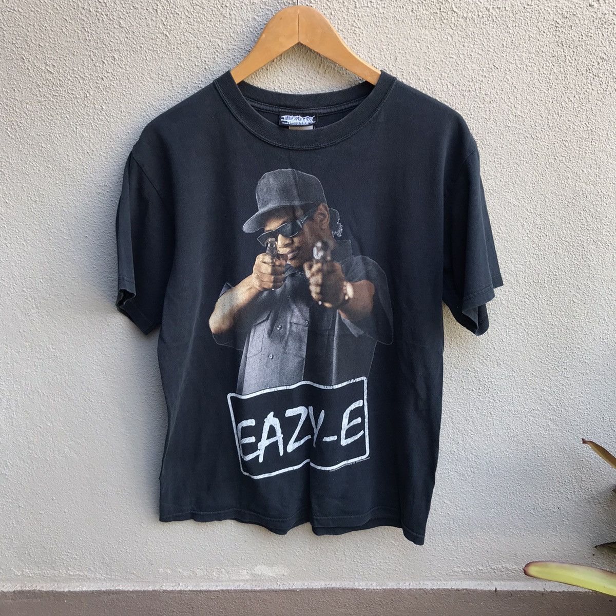 image of Rap Tees x Vintage Eazy E Rap Tee Y2K Ruthless Rec Hiphop in Black, Men's (Size Medium)