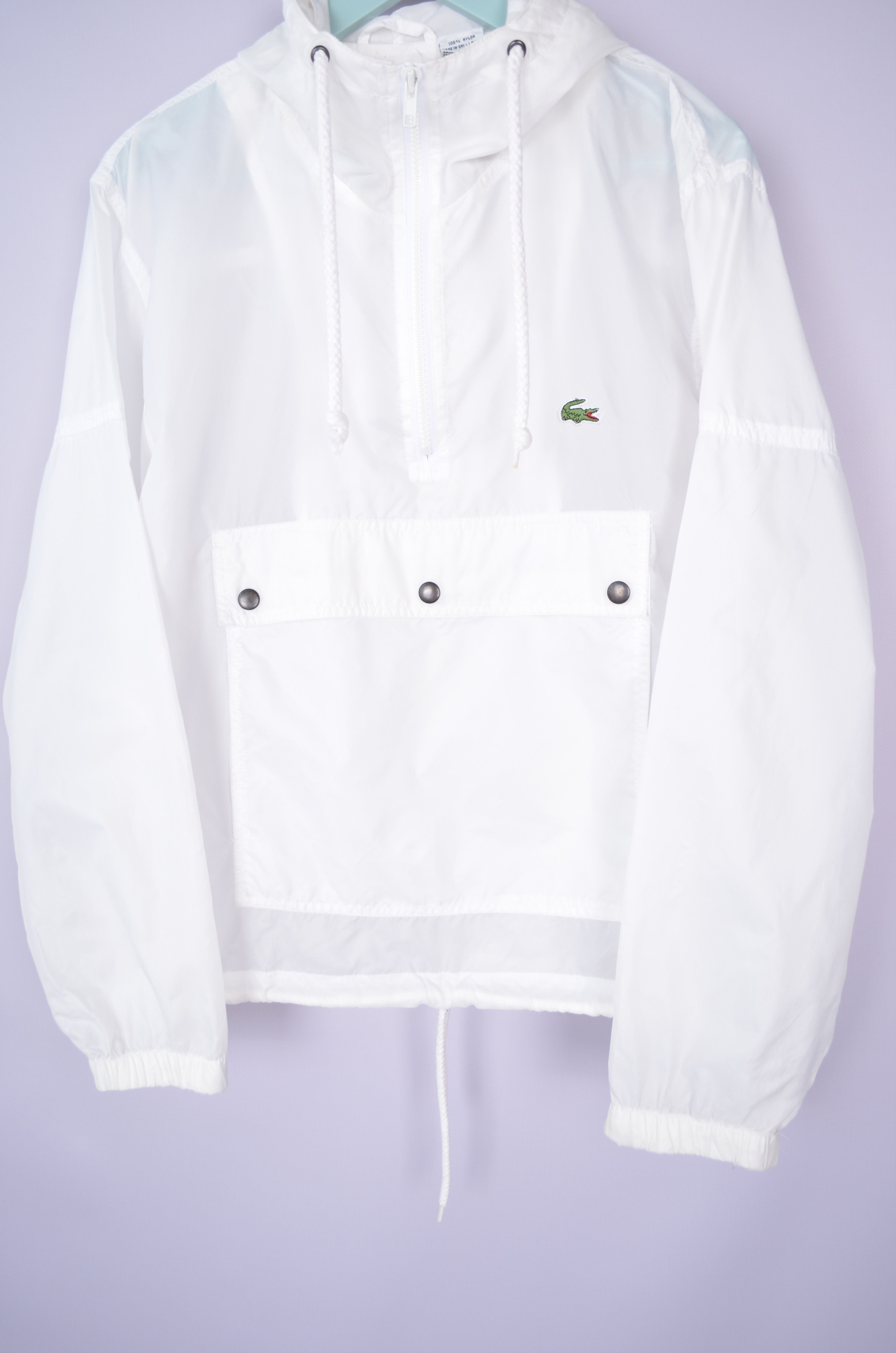 Designer × Lacoste × Vintage Vintage 90s Izod Lacoste Anorak Windbreaker Jacket Size US S / EU 44-46 / 1 - 5 Thumbnail