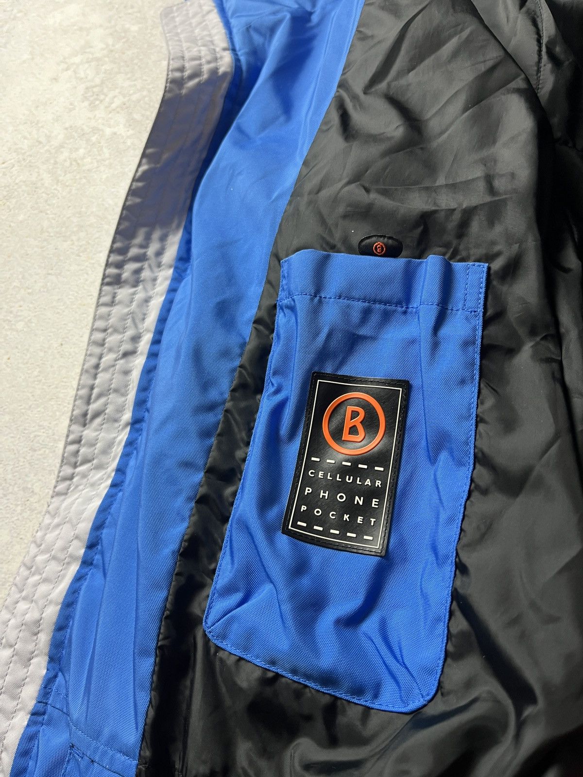 Bogner DDP Vintage BOGNER Jacket Blue White Hooded Ski Jacket Size US L / EU 52-54 / 3 - 12 Thumbnail