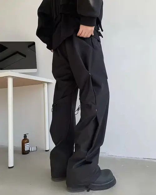 Japanese Brand Norika x Yuko Casual Trousers Sports Drawstring Pleated Pant Size US 32 / EU 48 - 8 Thumbnail