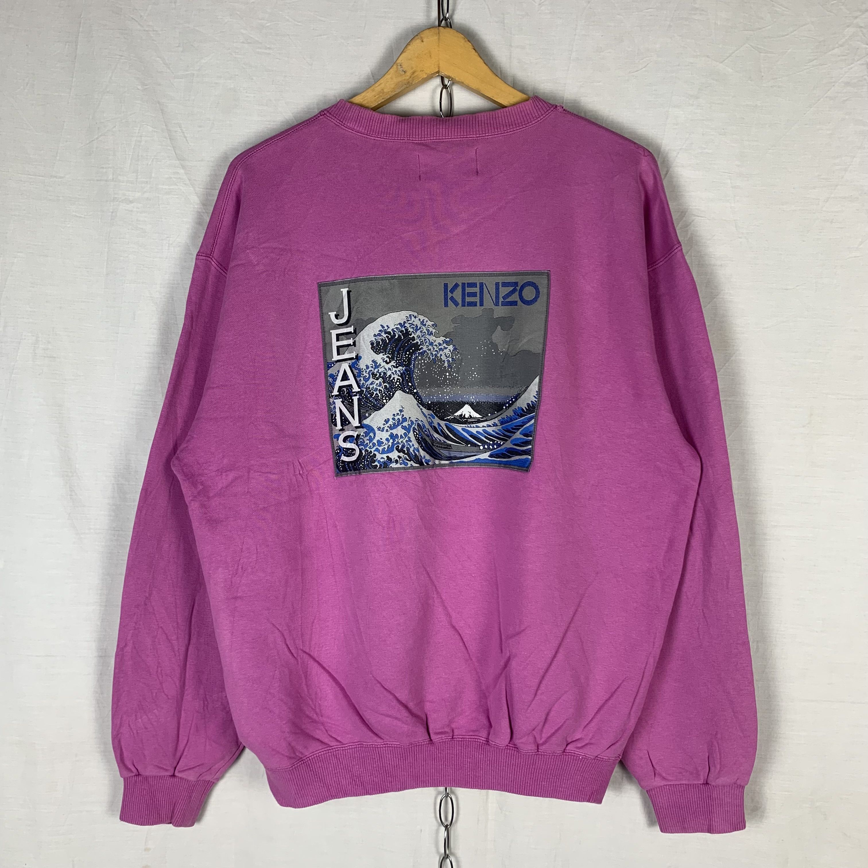 Kenzo Vintage Kenzo Jeans Sweatshirt Crewneck Size US L / EU 52-54 / 3 - 1 Thumbnail